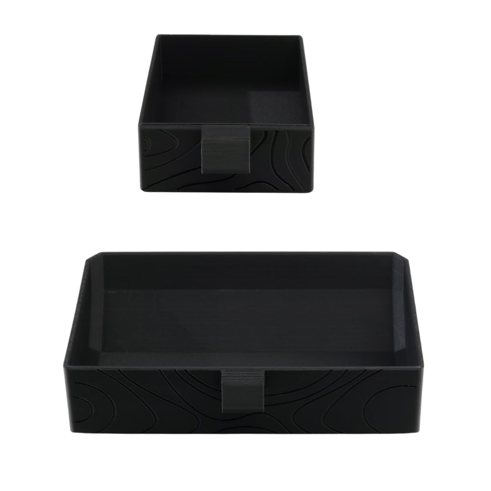 NIVERCE Cubby Drawers for Toyota 4Runner 2014-2022 2023 2024 present Models Accessories | Topographic Front | Storage Solution for 5th Gen 4Runner
