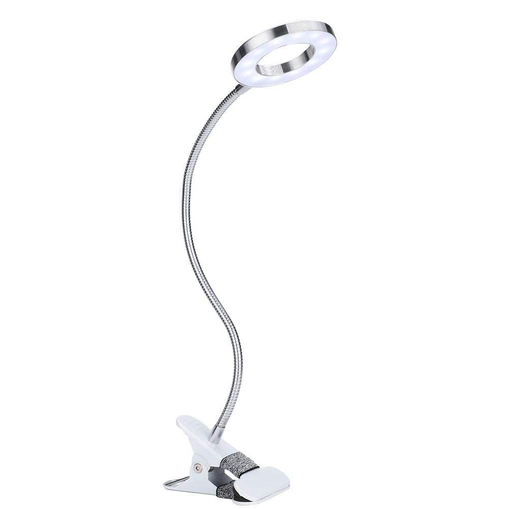 lamp,USB Circle Makeup Lamp Eyebrow Lip Beauty Salon Desktop Led Lights with Clip