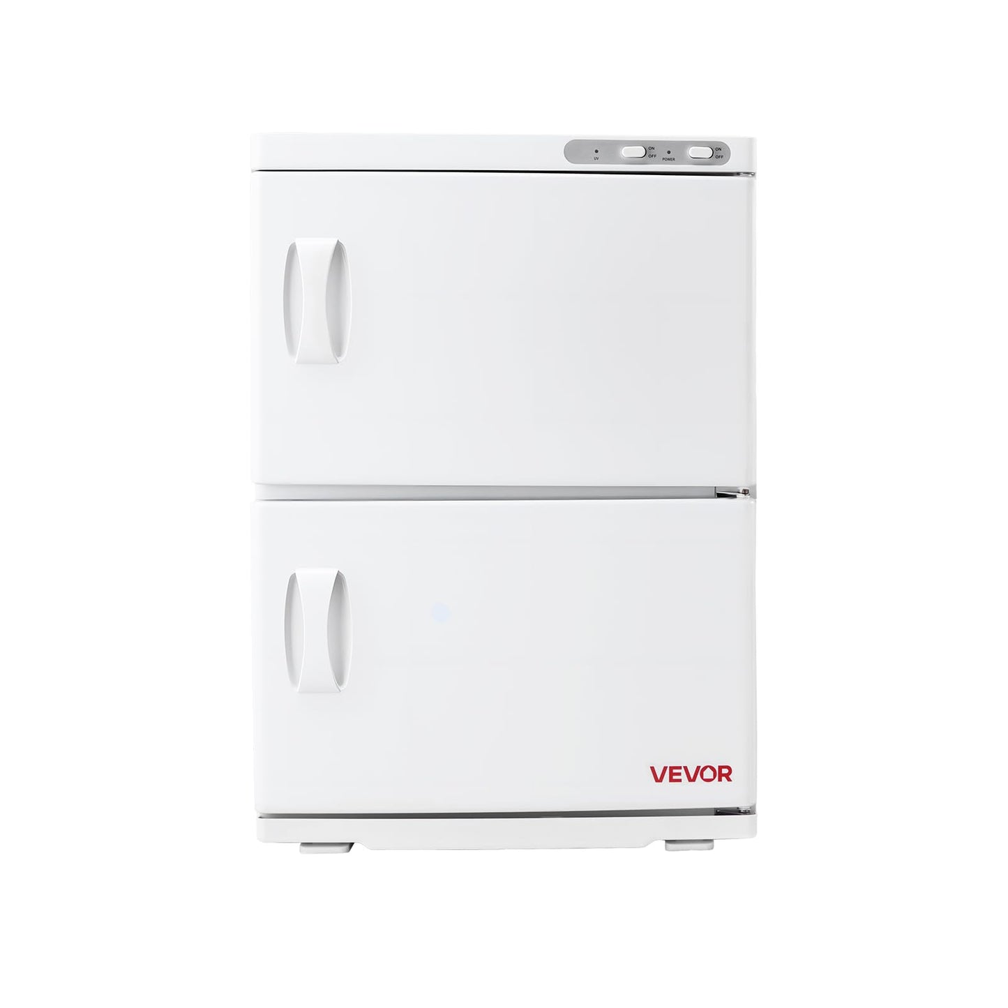 VEVOR Hot Towel Warmer, 46L Large Capacity 2-Tier Towel Warmer Cabinet with Clip & 4 Stainless Steel Racks, Holds up 48 Towels, All-Round Heating Cabinet for Spa, Barber, Manicures, Massage, Salon