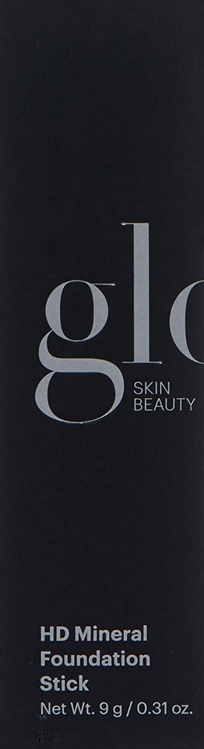 Glo Skin Beauty HD Mineral Foundation Stick - Concealer Makeup Infused with Hyaluronic Acid - Buildable Coverage, Contour & Highlighter (Carob 10N)