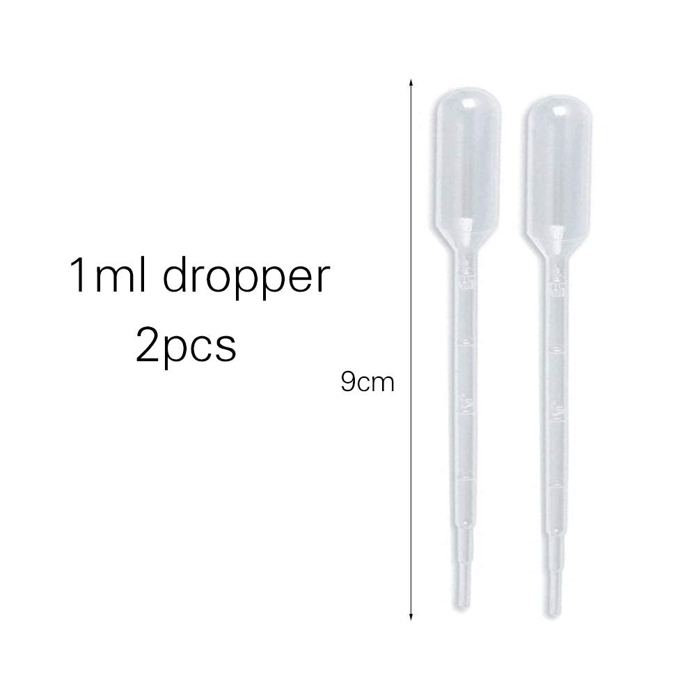 Enslz 3ml Perfume Mist Spray Bottles Refillable Mini Empty Travel Clear Refillable Atomizer Glass Bottles 35pcs (3ml)