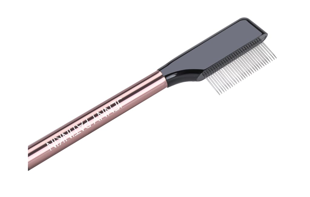 Jenny Patinkin The Big Reveal ® Touch Up Tools, Precision Lash & Eyebrow Tweezers, Eyelash Separator Comb & Spoolie Brush for Shaping, Grooming, Makeup Detailing, Brow Styling & Flawless Finish