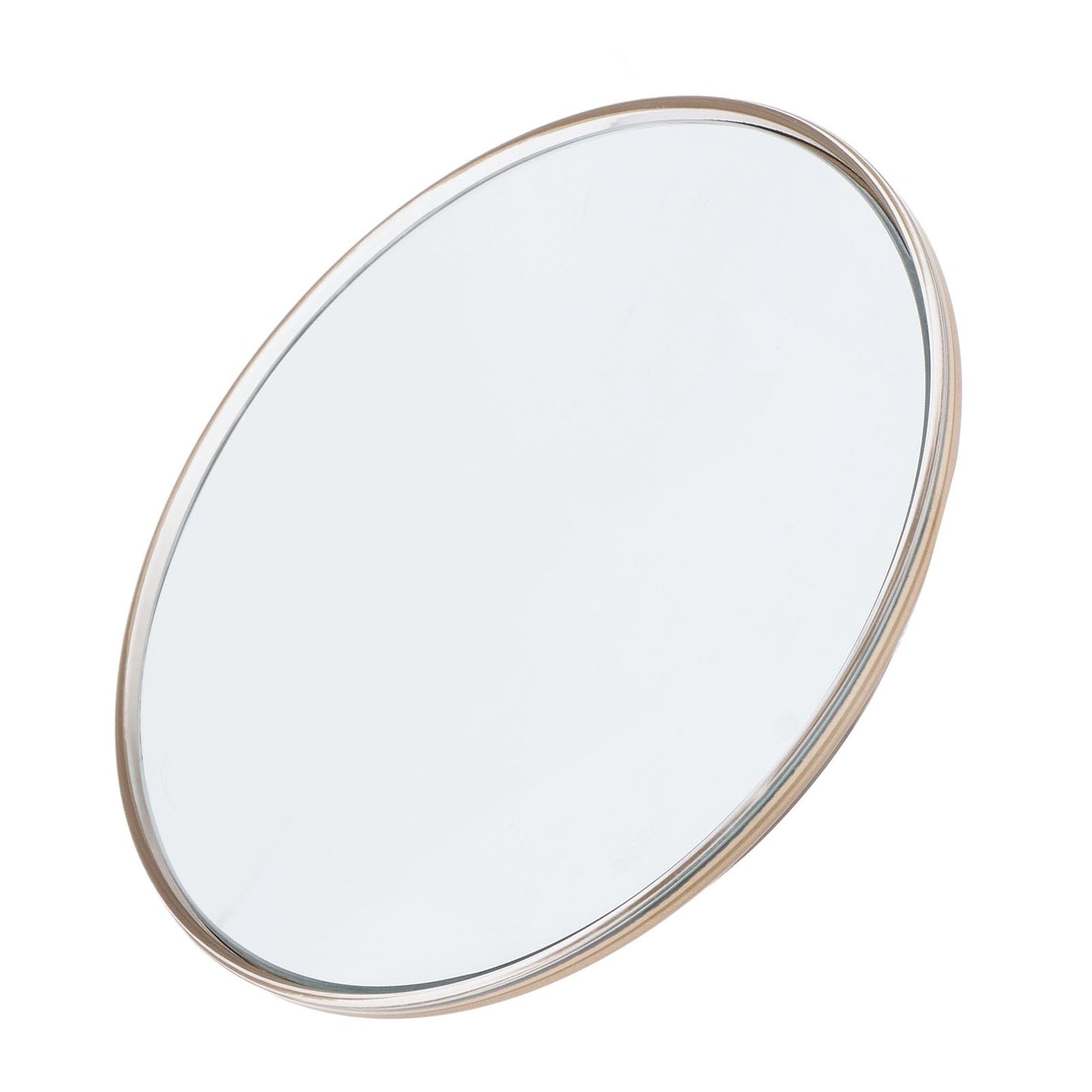 LICAEVEY 30X Magnifying Mirror with Suction Cups, Magnifying Makeup Round Mirror for Travel, 6 Inch (Gold)