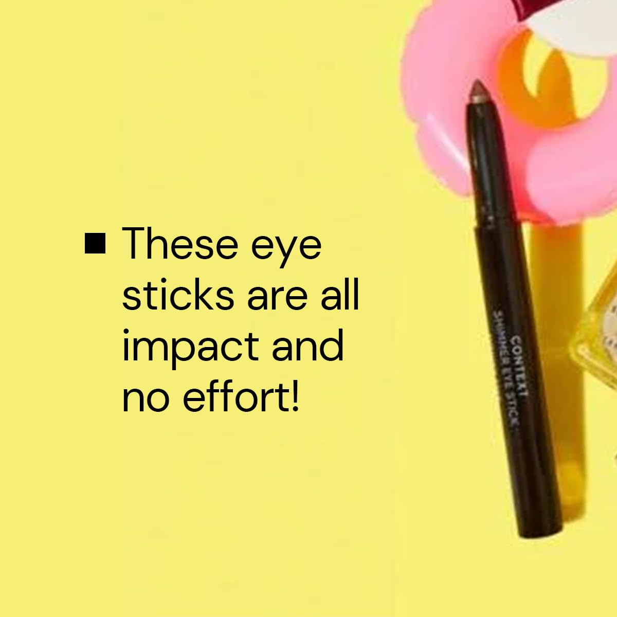 CONTEXT SKIN Shimmer Eye Stick - Crossfire | Creamy, Pigmented Copper | Eye Shadow Sticks for Effortless & Durable Wear | Radiant Application for Gorgeous Day & Night Looks | Easy-to-Apply