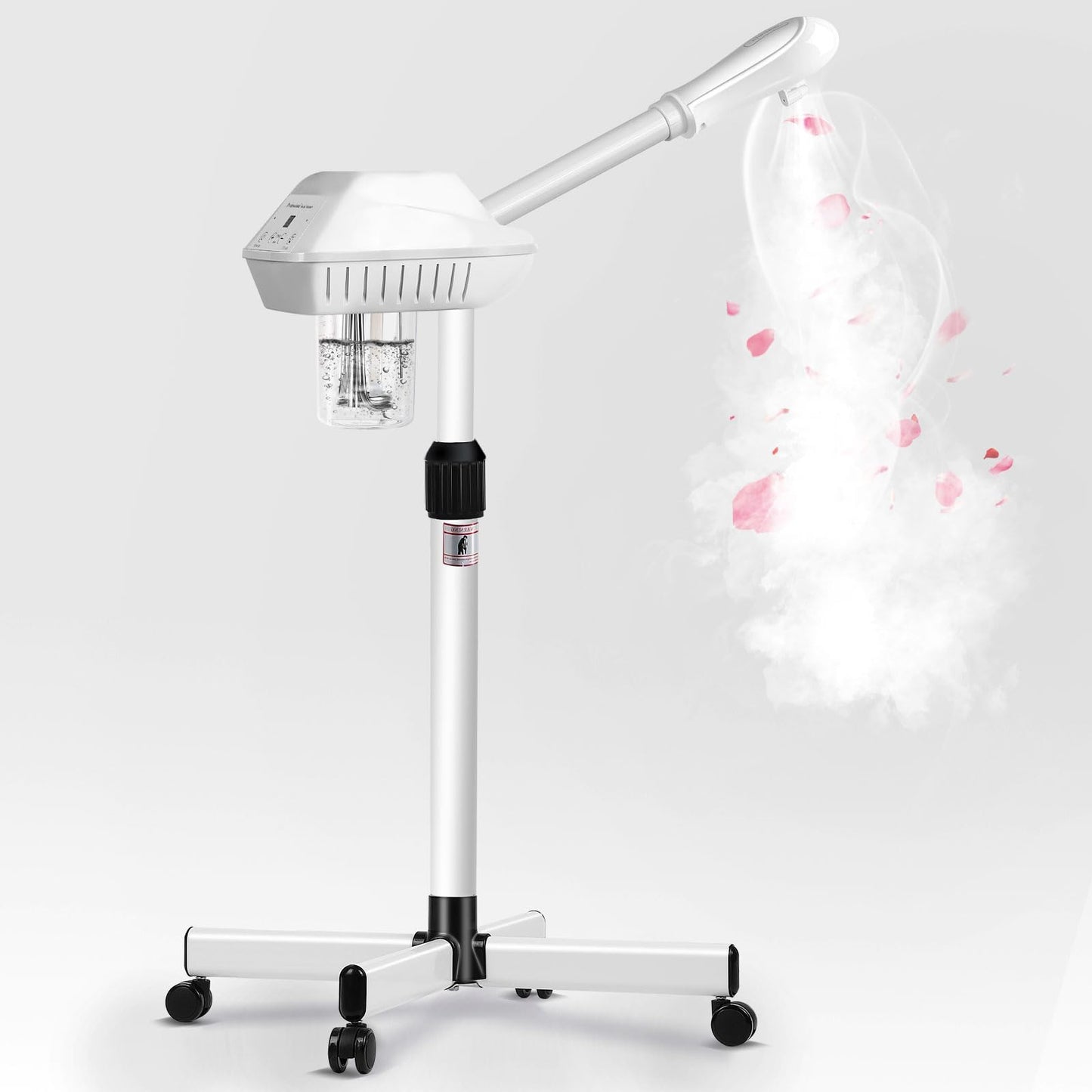 Chetunju Professional Facial Steamer for Atomization Humidifier Atomizer, Adjustable Height and Angle, Face Steamer Clean Skin Firming Pores and Moisturizing Suitable for a Beauty, Spa, at Home