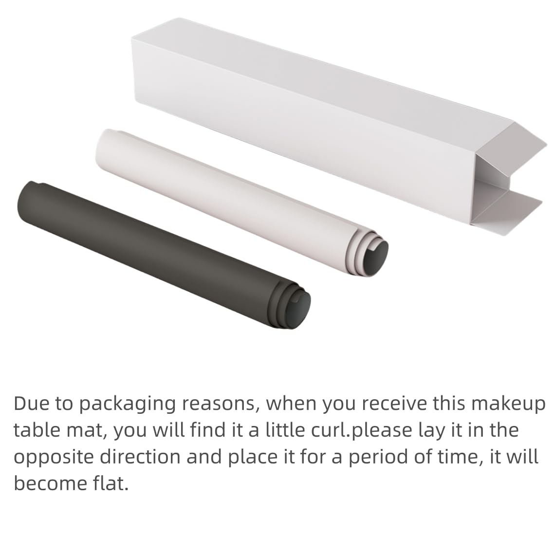 metui 39.37" * 15.7" Large Makeup Mat for Vanity Top Protector, Waterproof, Non-Slip Vanity mat.Vanity mat Protector for Makeup,Vanity Protector mat and Dresser Protector top. (Black)