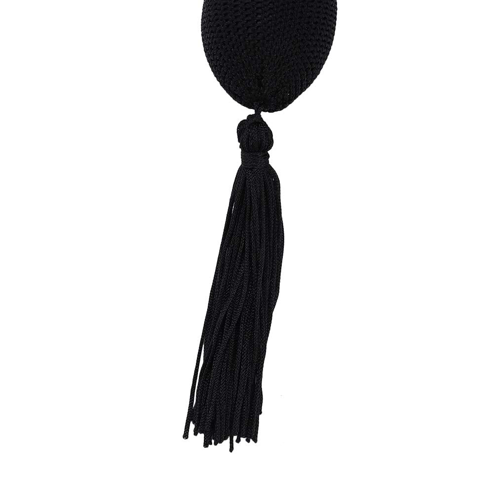 75ml / 2.53oz Refillable Vintage Perfume Bottle, Empty Glass Perfume Atomizer Spraying Bottle, Retro Perfume Bulb Sprayer with Antique Black Bulb and Tassel