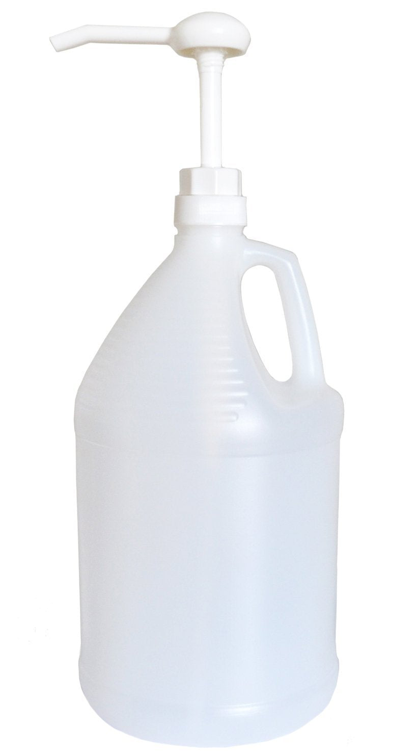 Bar5F 1 Gallon (128 oz) Pump Dispensers Pumping Caps for Dispensing Shampoo Hair Conditioner Lotion Mouthwash 2-Pack