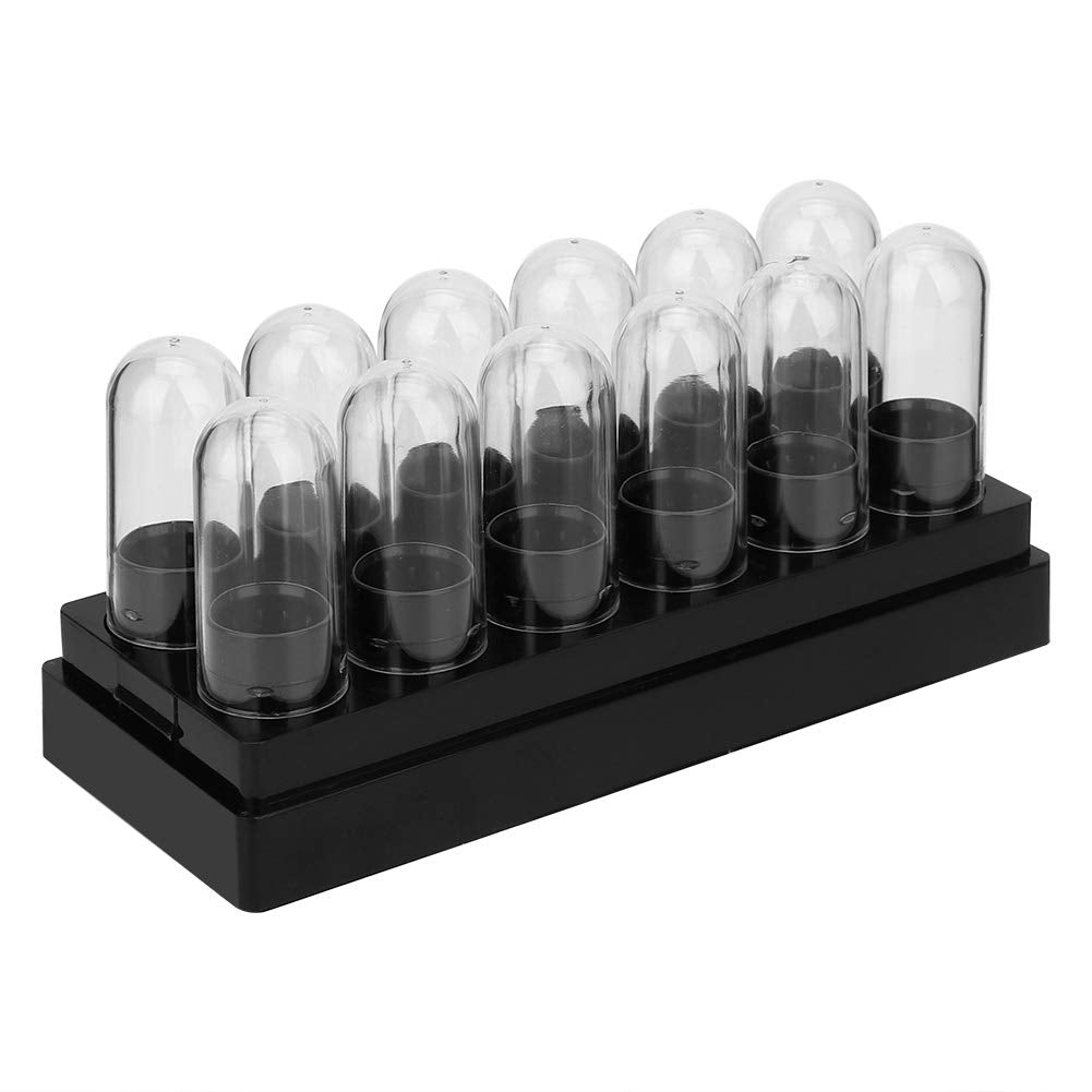 Saluaqui 12pcs Plastic Lipstick Sample Tube Mini Lip Balm Empty Tube DIY Cosmetic Tool, Refillable Empty Lip Balm Gloss Containers Bottles for Women DIY Makeup, Wholesale Business