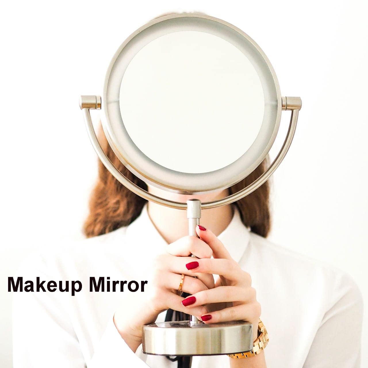 Yucclim Double-Sided Mirror LED Bulb Dimmable for Conair illuminations Makeup Mirror Double Sided Illuminated Mirror Fits Jerdon Makeup Mirror Replaces, 2PCS (Natural White)