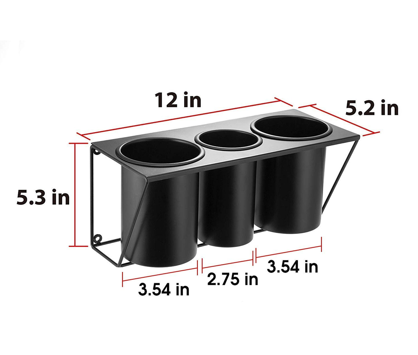 Hair Dryer Holder Hair Styling Product Care Tool Organizer Bath Supplies Accessories Tray Stand Storage Bathroom Steel Hair Dryer Holder(Black) MK470B