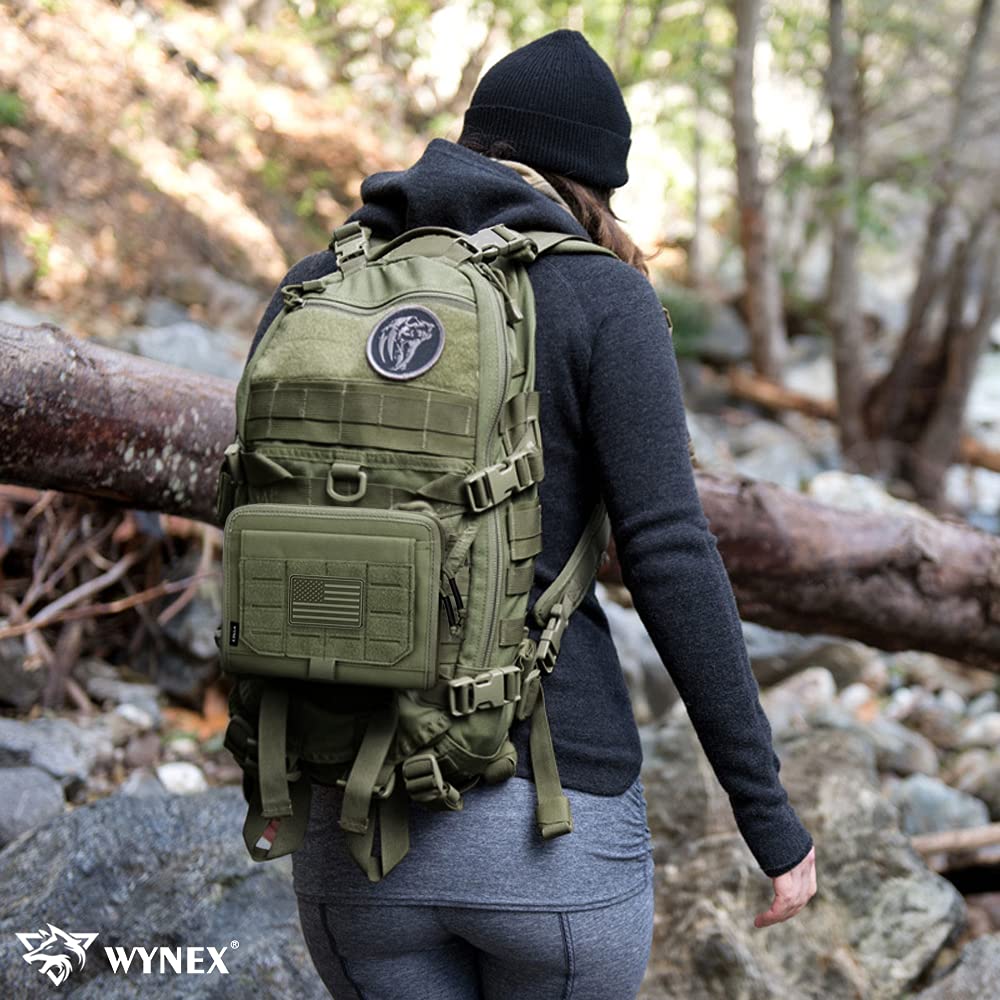 WYNEX Tactical Molle Admin Pouch, Laser-Cut, EDC Organizer Tool Pouch