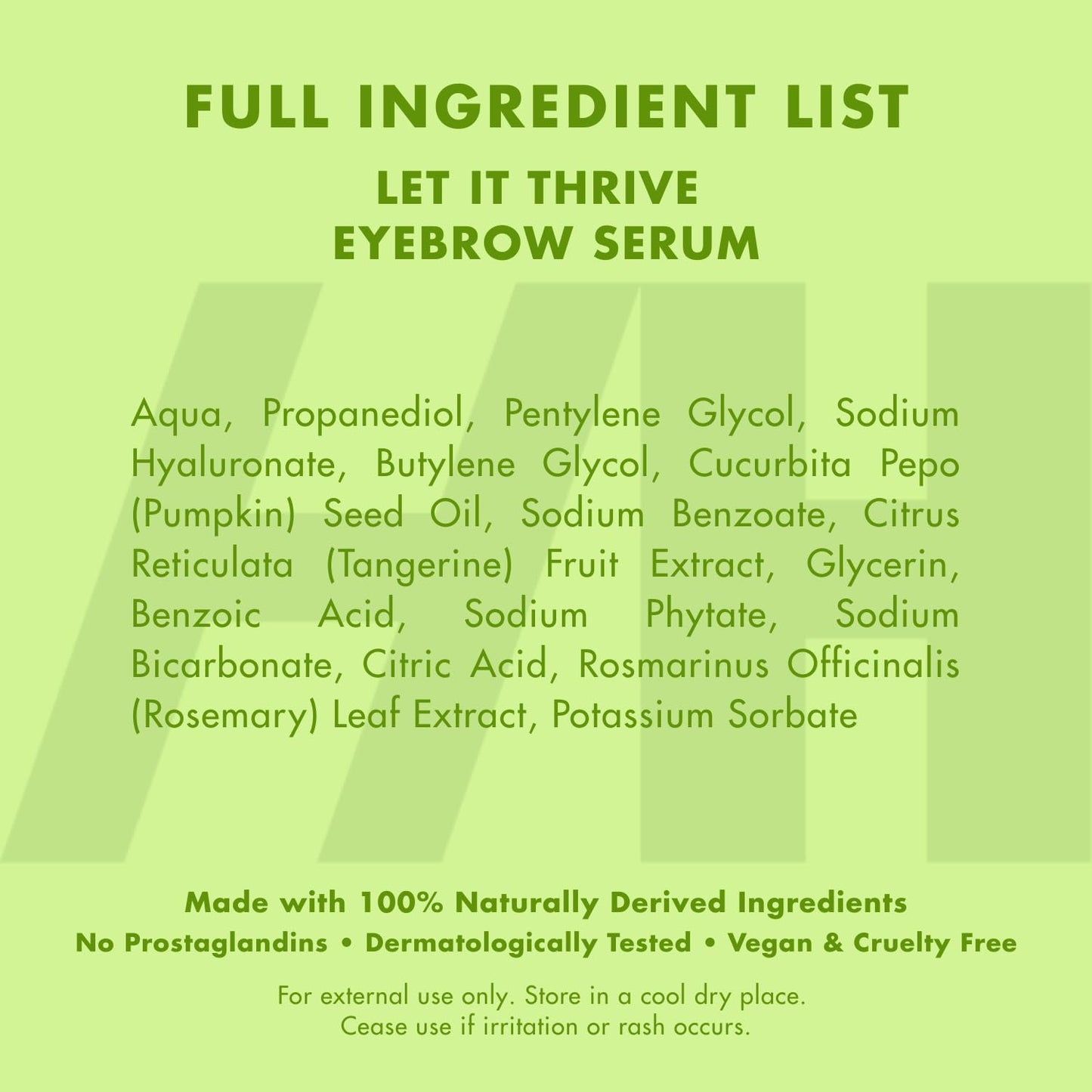 Handmade Heroes Eyebrow Serum – Natural Vegan Brow Enhancer with Rosemary & Pumpkin Seed Oil – Prostaglandin Free Serum for Thicker, Fuller Looking Brows – Gentle & Nourishing Formula