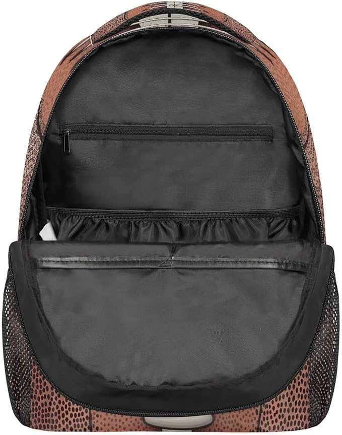 American Football Vintage Backpack for Women Men Kids 16 Inch Laptop Backpack Lightweight Travel Backpack Purse Casual Daypack School Backpacks for Girls Boys
