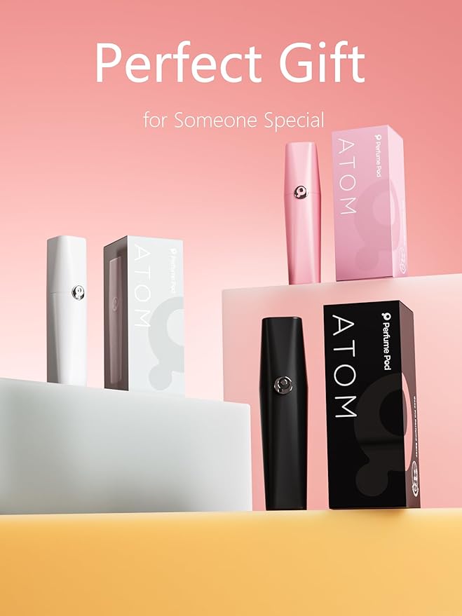 Perfume Pod ATOM Refillable Perfume Atomizer (ATOM01, PINK)