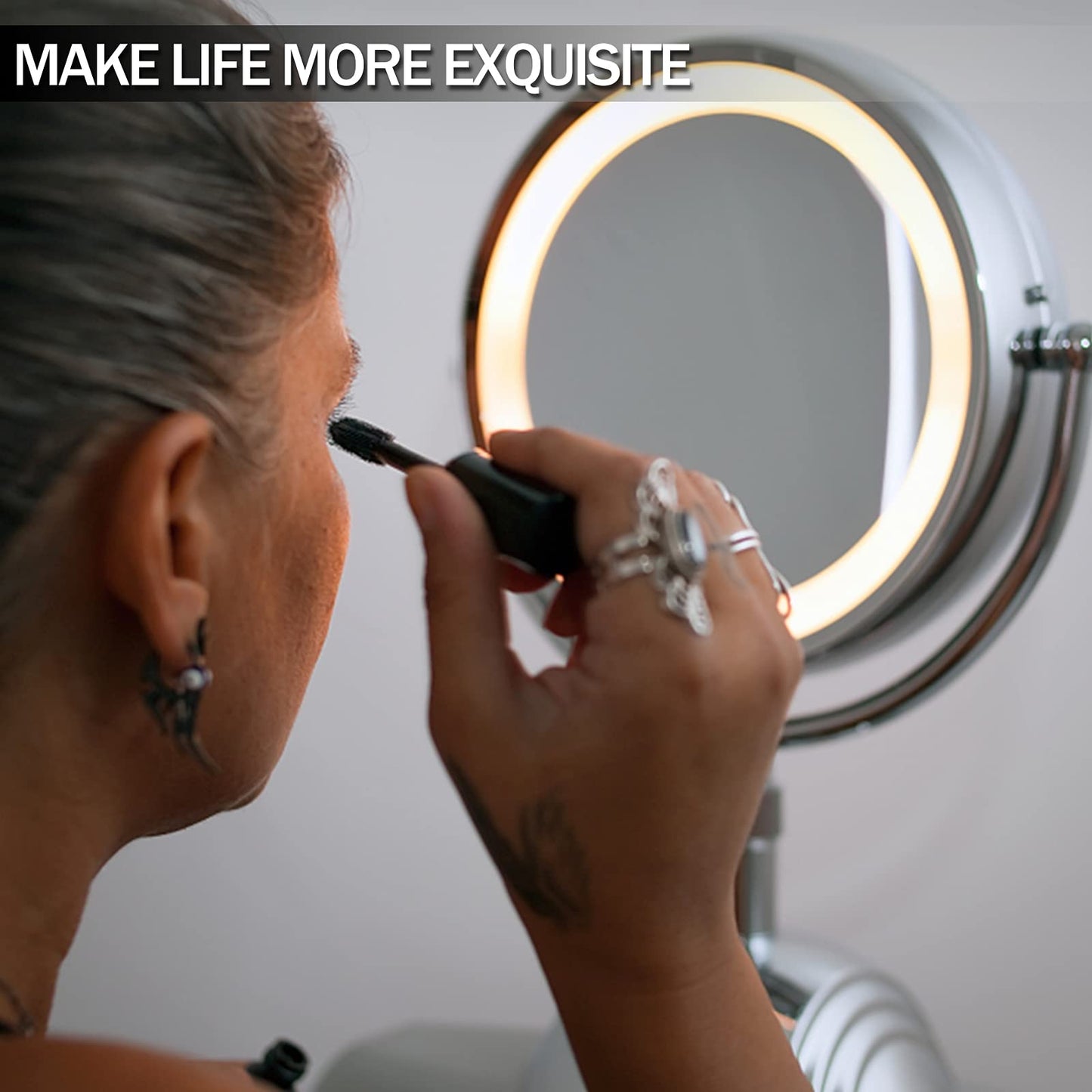 X-Molin Double-Side Illuminated Magnification Mirror - Replacement Bulb for Cosmetic Vanity Makeup Mirror or Double Sided Lighted Magnification, Warm White 3K