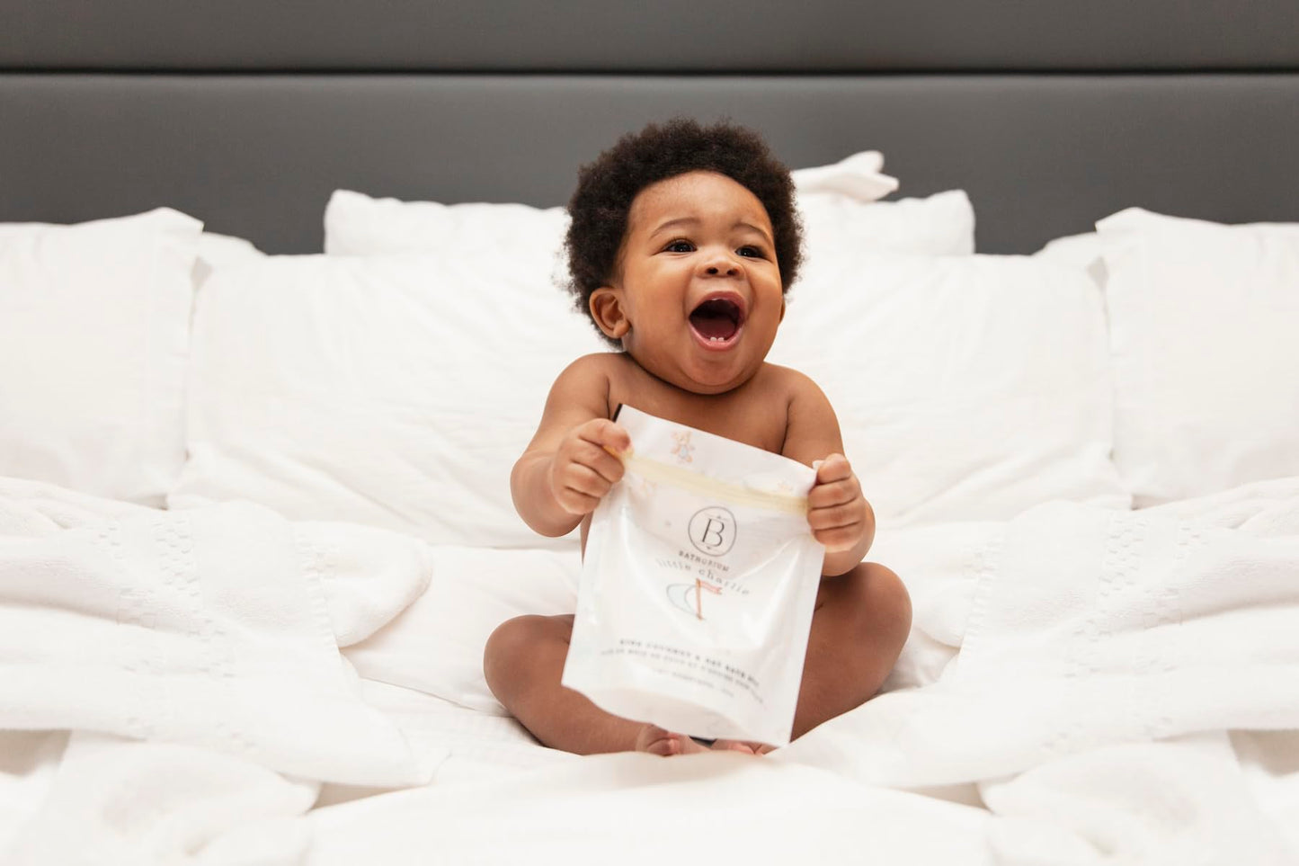 Bathorium Little Charlie Bath Soak, Nourishing Soak for Babies, Made with Colloidal Oat, Chamomile & Coconut, Moisturizes & Soothes Delicate Skin, 9 oz