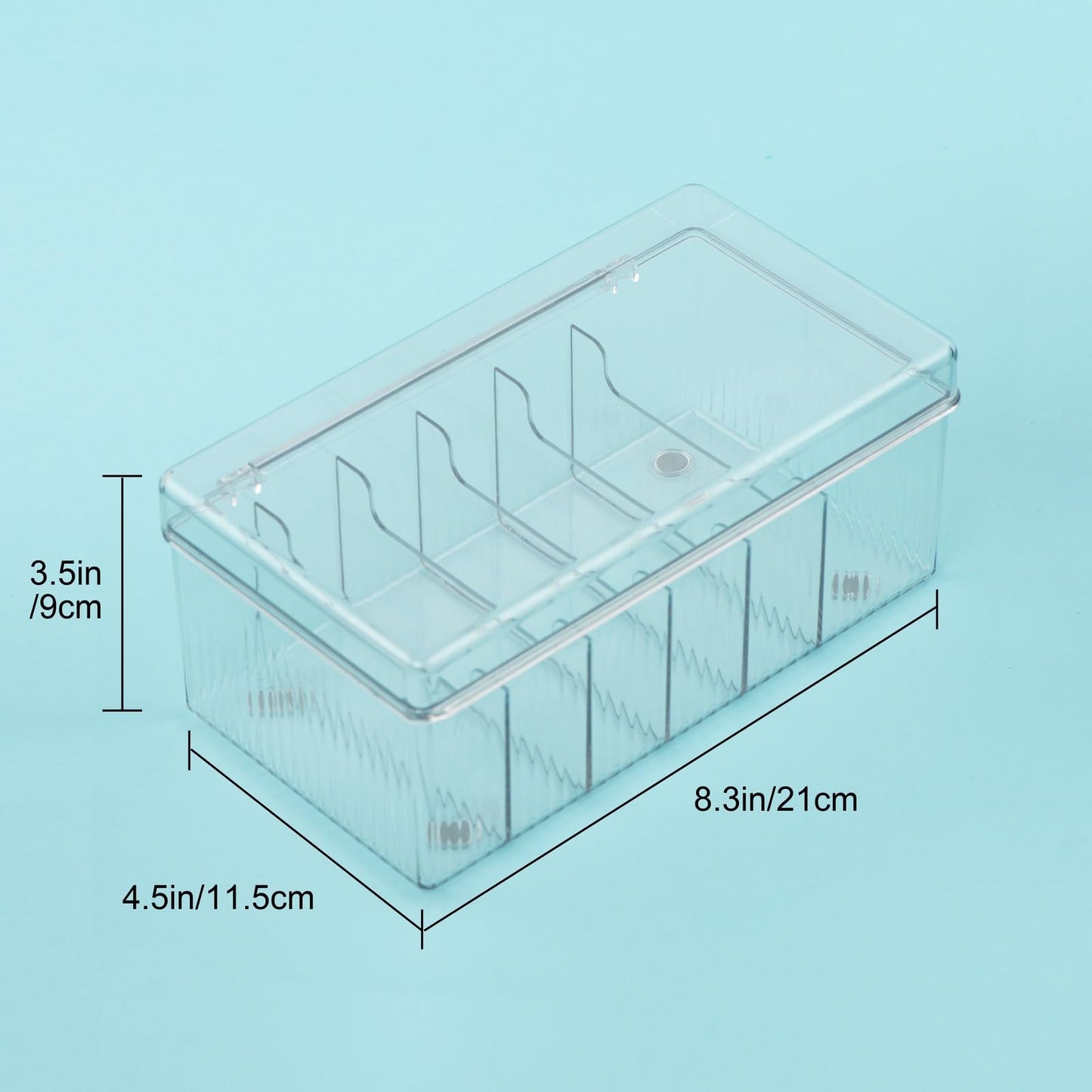 POCMKO Lash Extension Organizers and Storage, Lash Extension Supplies Organizer, Lash Cart Organizer, Acrylic Large Capacity Eyelash Extension Supplies Storage Box, Lashes Supplies Container