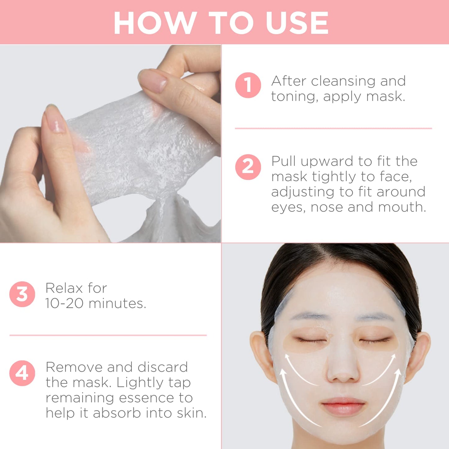 MEDIHEAL Official Best Korean Sheet Mask - Collagen Essential Face Mask 10 Sheets Lifting and Firming For All Skin Types Value Sets
