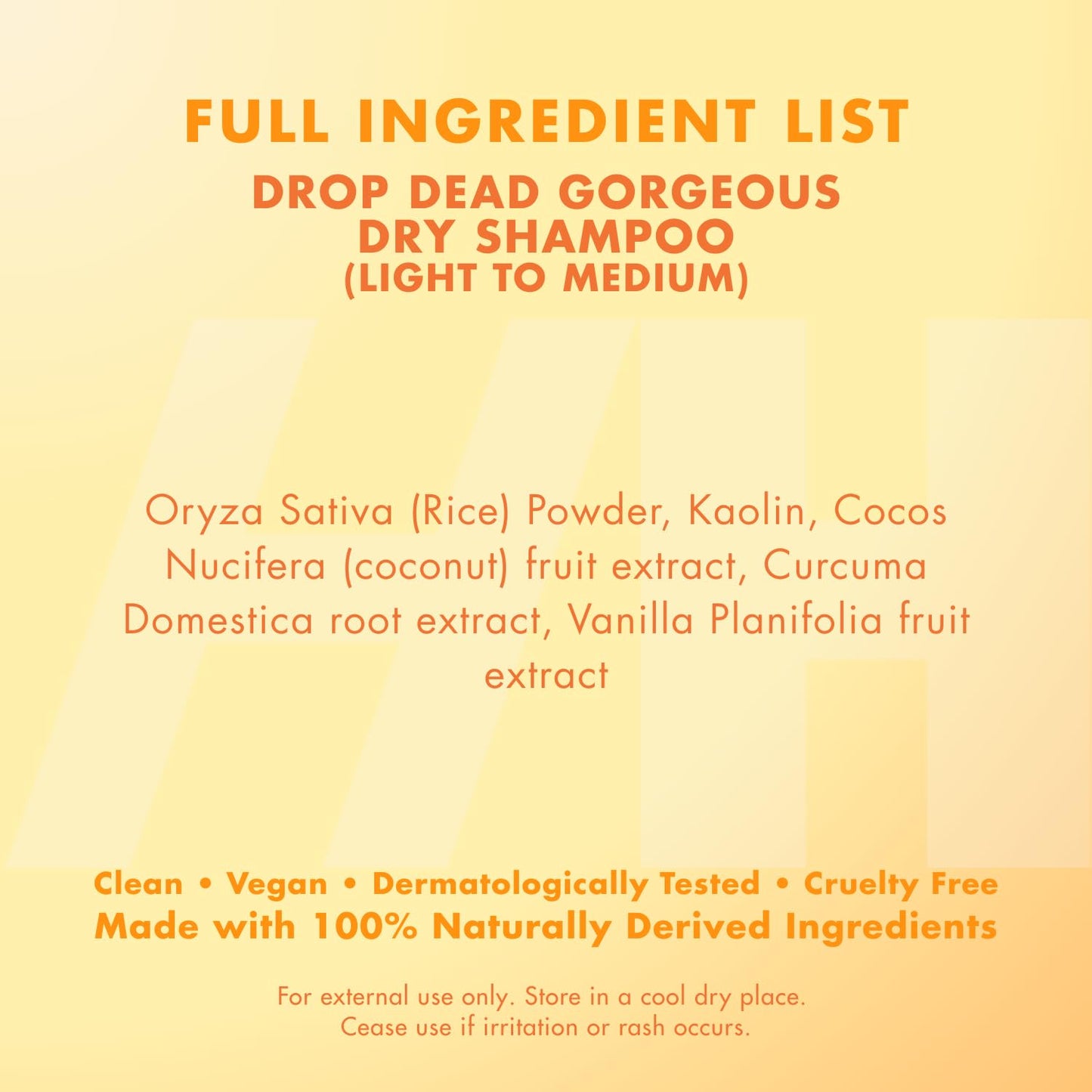 Handmade Heroes Drop Dead Gorgeous Non Aerosol Dry Shampoo Volume Powder 1.8oz, 100% Natural & Vegan For Light and Blonde Hair (2 pc set)
