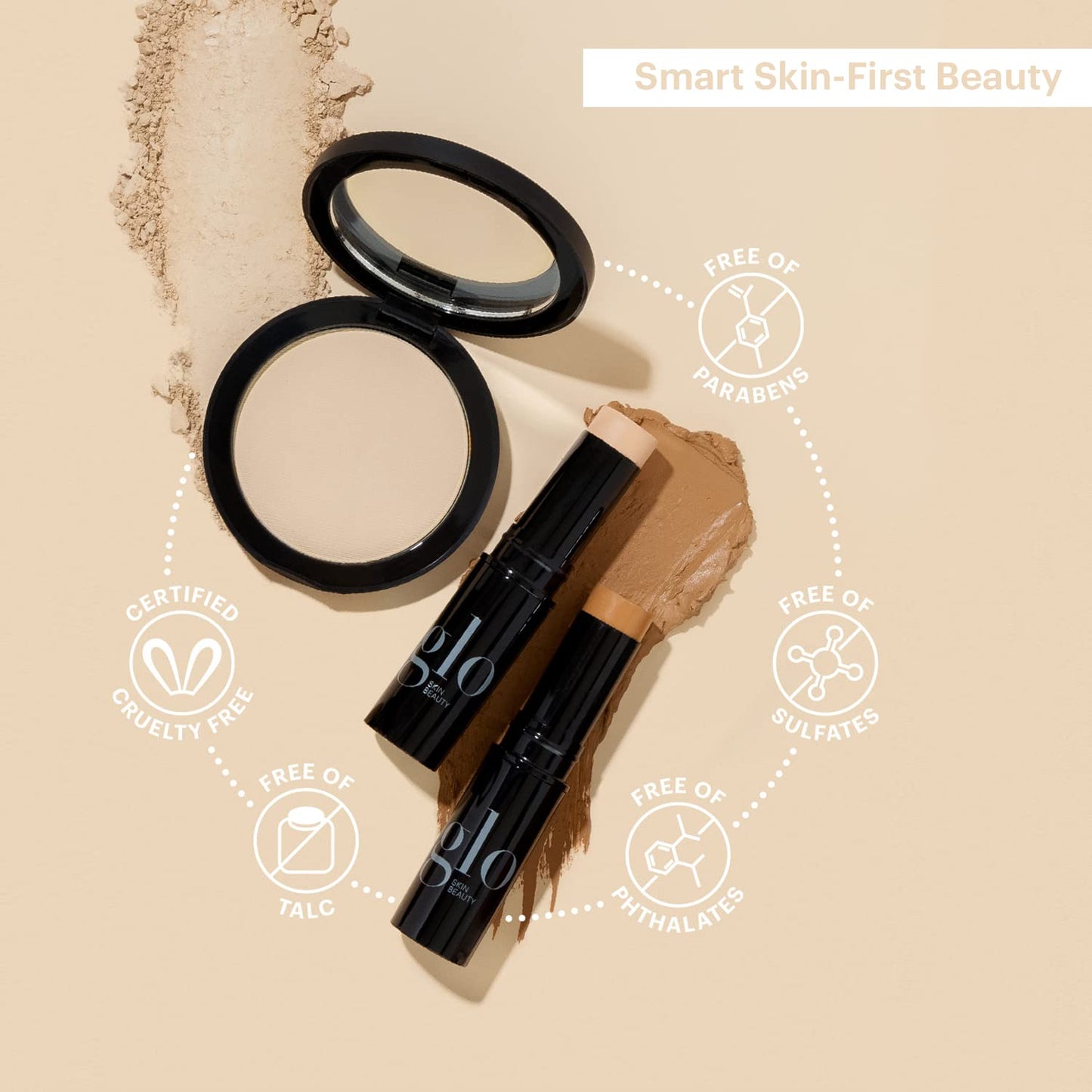 Glo Skin Beauty Precise Micro Browliner | Long-Lasting, Wax-Based Formula Glides On Skin and Shapes Your Brows, (Ash)