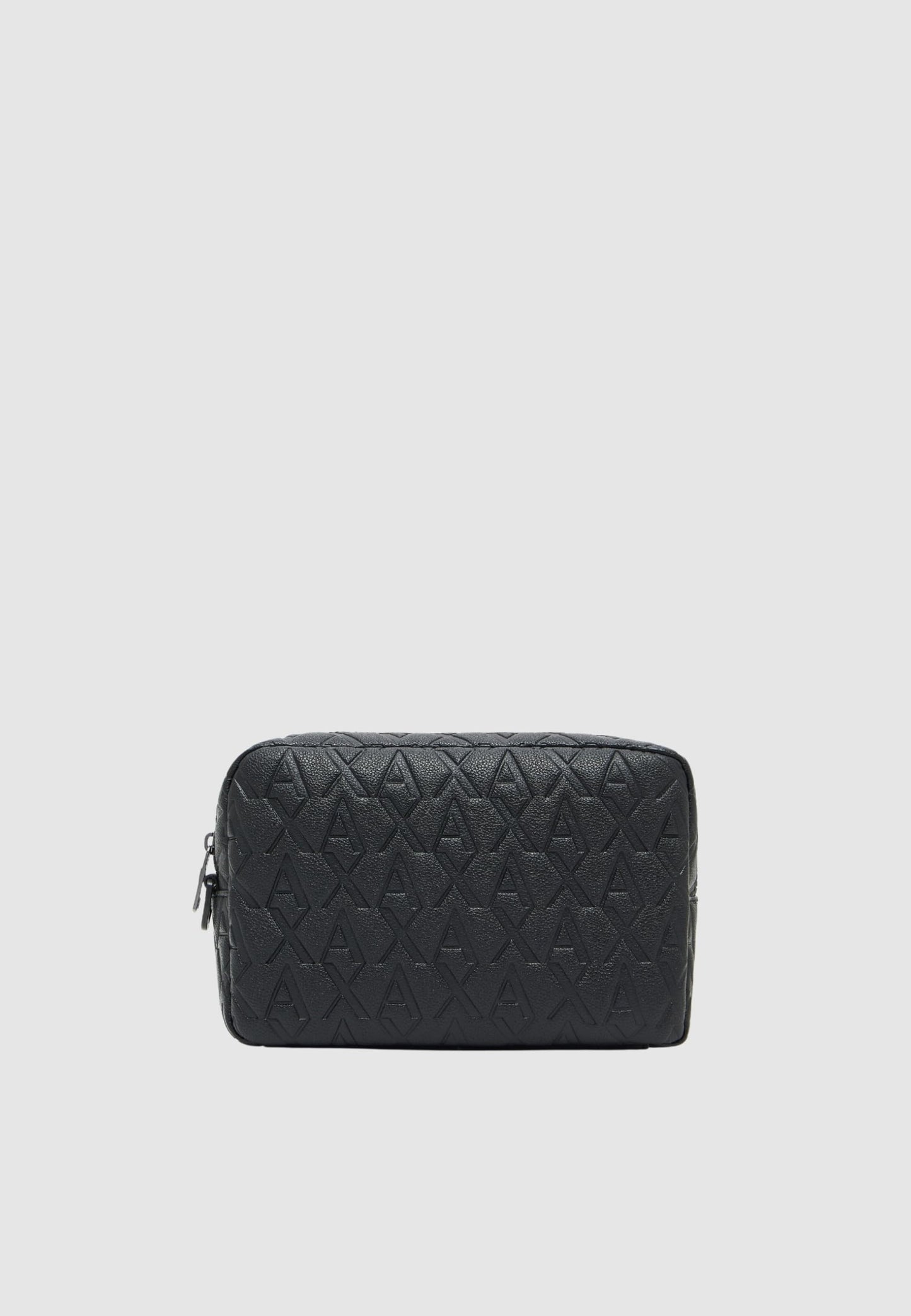 Armani Exchange Men's Liam Beauty Pouch, Black, One Size