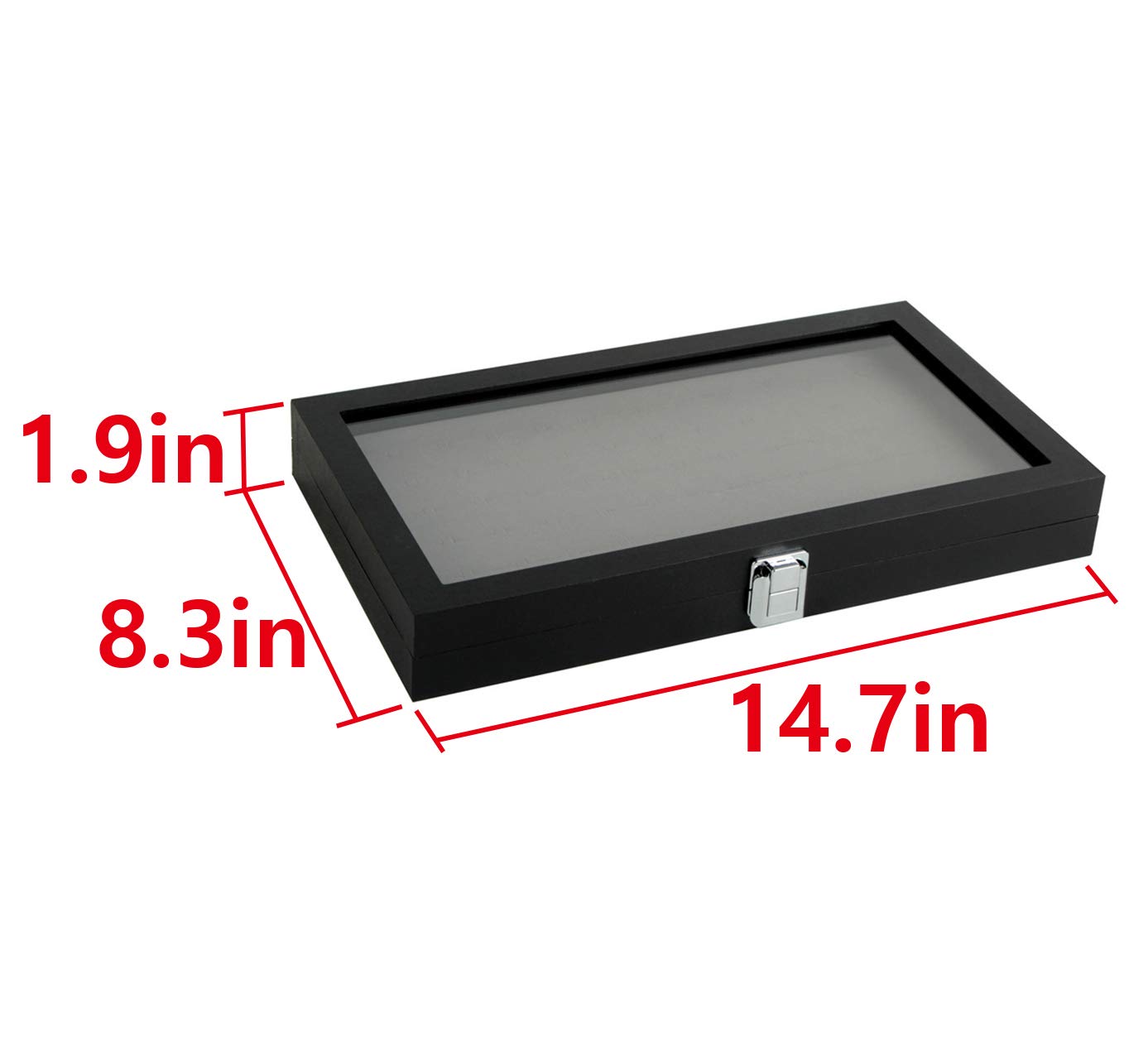 J JACKCUBE DESIGN Ring Organizer - Versatile Ring Display Case and Ring Case - Perfect for Storing and Showcasing Multiple Rings - Elegant Ring Jewelry Box and Storage Solution (Gray Velvet) - MK248C