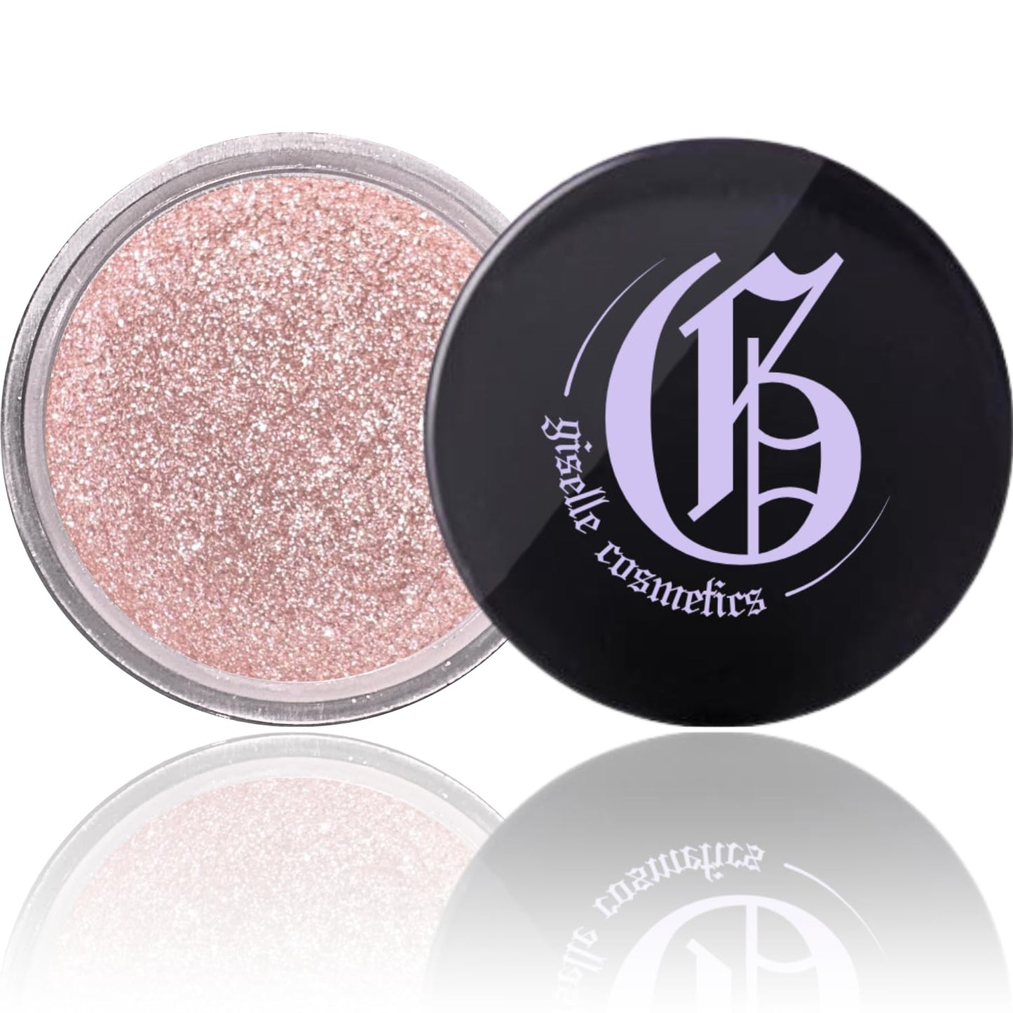 Giselle Cosmetics Organic Mineral Loose Powder Pink Pearl - Cream Eyeshadow, Eye Shadow Palette, Glitter Eyeshadow, Highlighter Makeup
