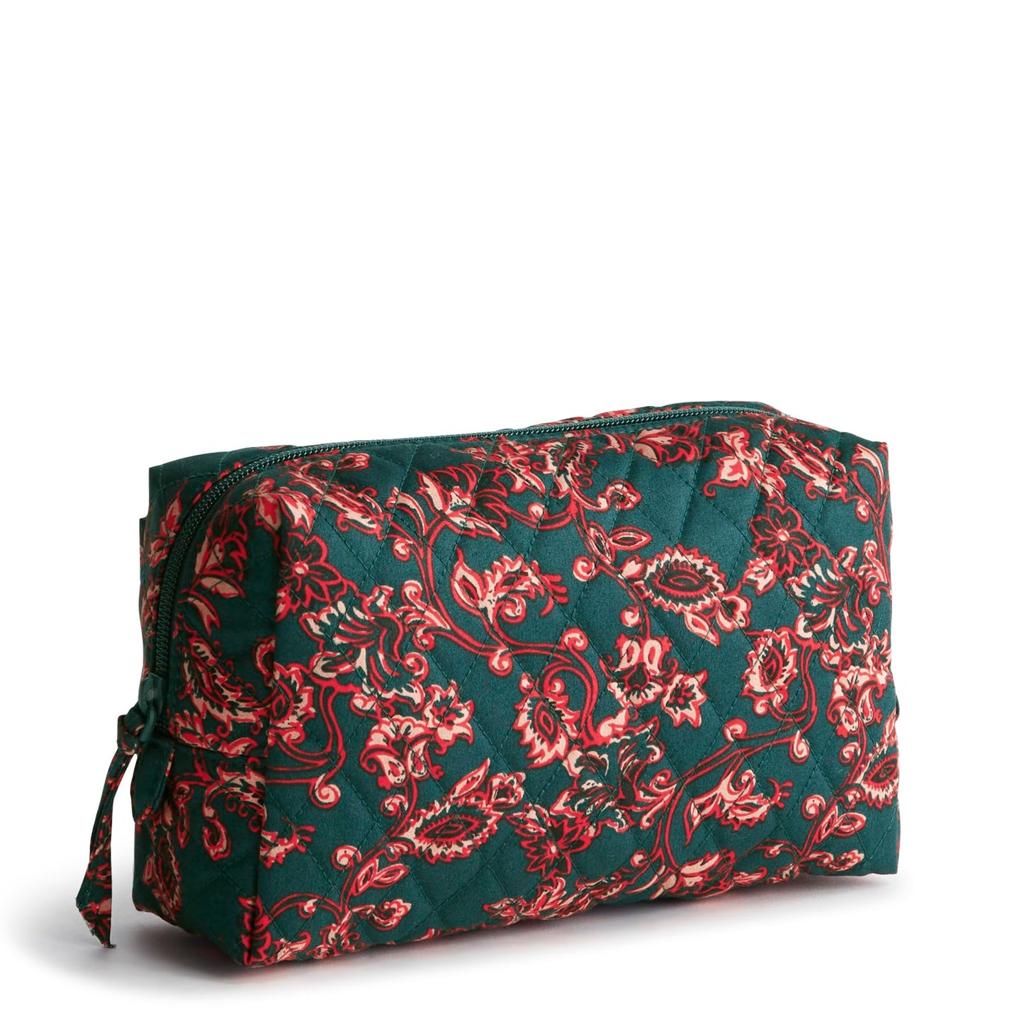 Vera Bradley Women's Premium Cotton Medium Cosmetic, Victorian Vines, One Size