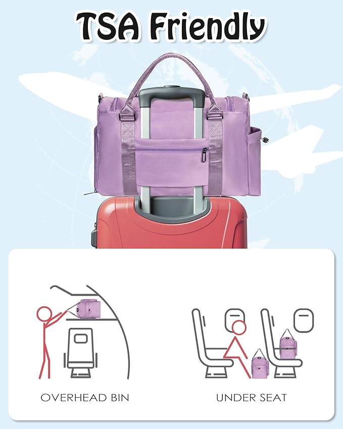 Initial Gym Bag for Girls, Kids Travel Duffel Bag, Teacher Appreciation Gifts, women Gift Ideas, wedding gifts, engagement Gift, bridal shower Gifts