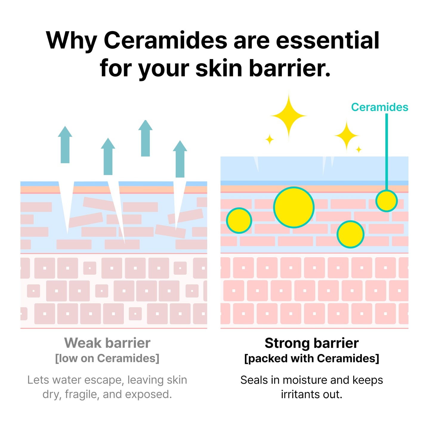 Dr.Jart+ Ceramidin Skin Barrier Moisturizing Korean Face Mask with Ceramides | Sheet Mask | Beauty Gifts for Women | Korean Skin Care, 5 Pack