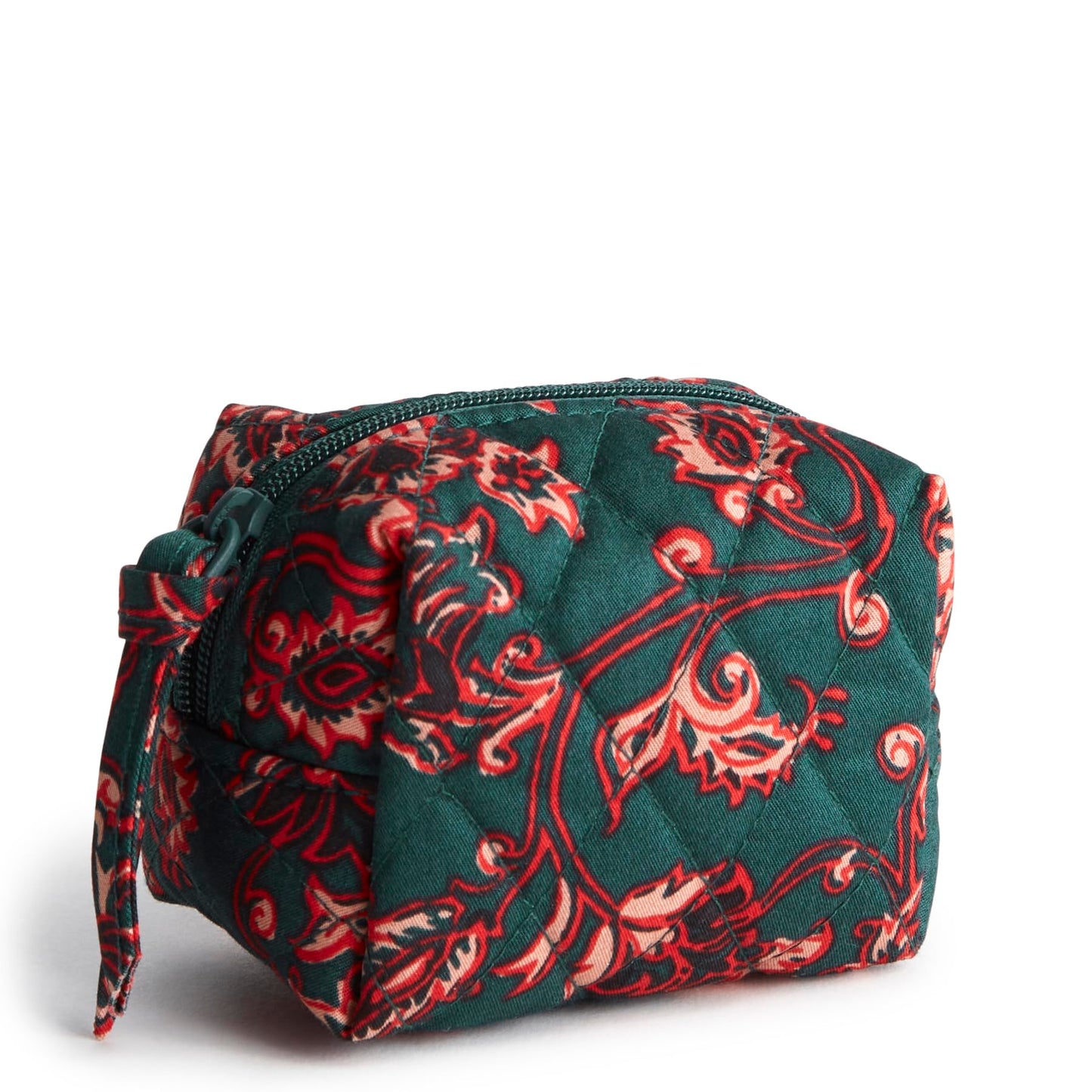 Vera Bradley Women's Premium Cotton Mini Cosmetic, Victorian Vines, One Size