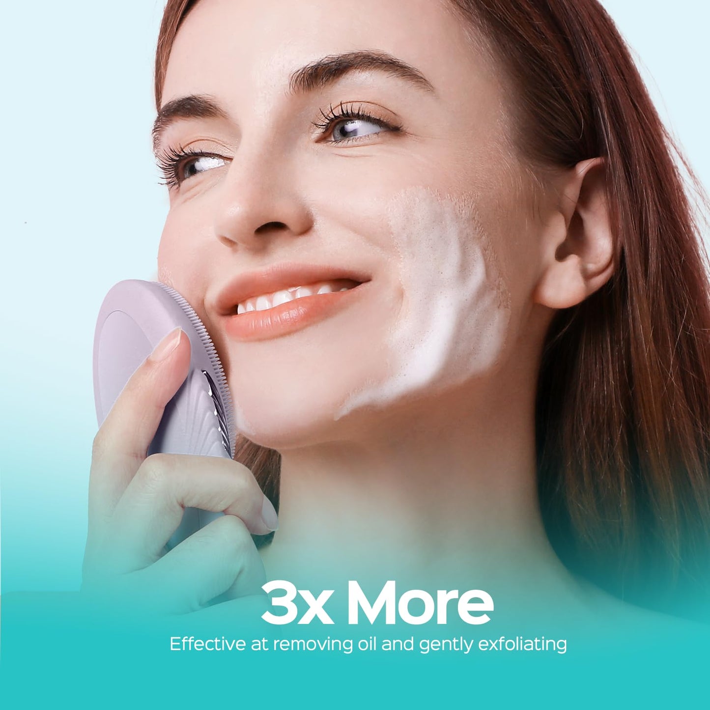 COSLUS FBS01 Facial Cleansing Brush Face Scrubber, Compact for Travel