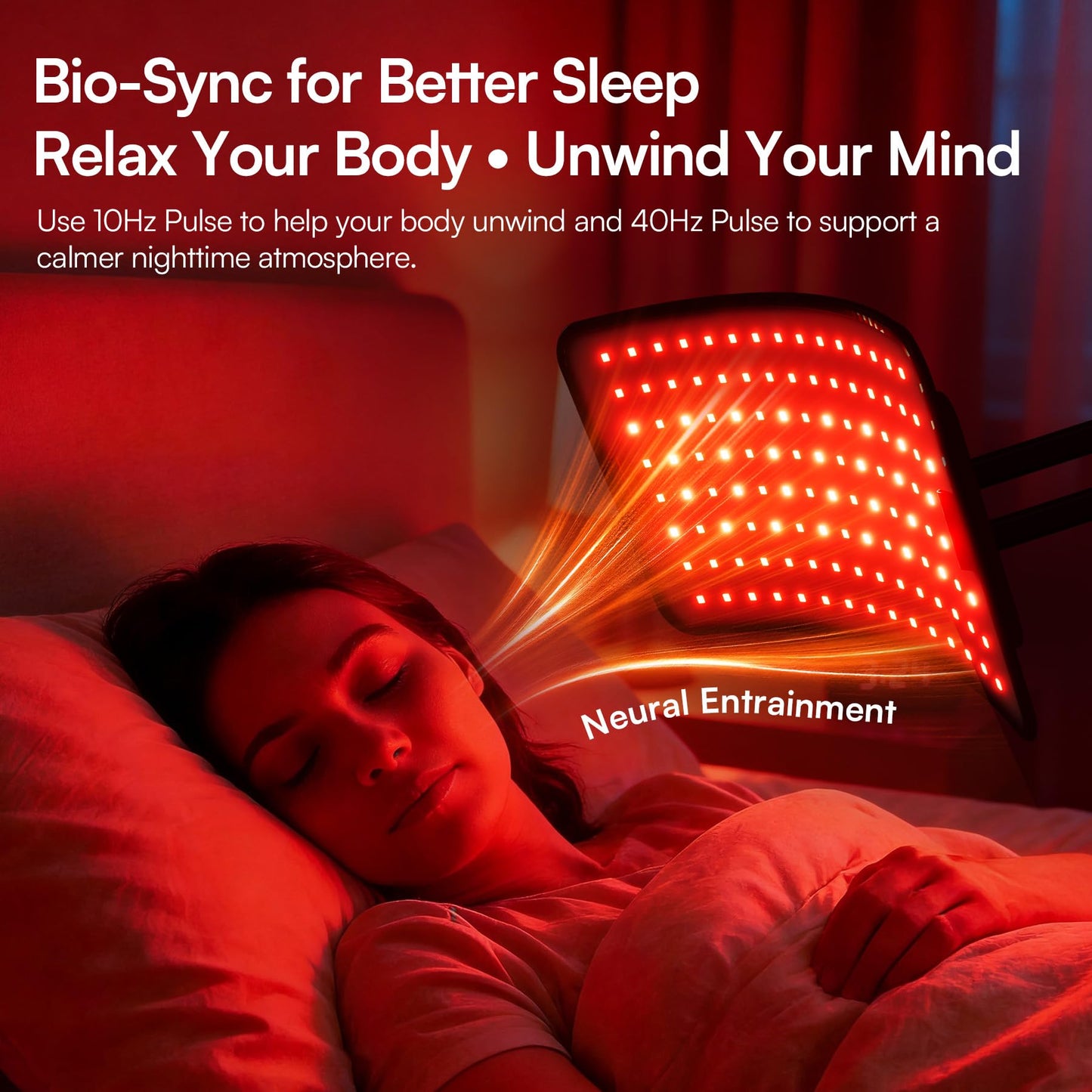 Red Light Therapy for Body & Face, Panel & Belt 2-in-1 with 1064nm & 850nm Dual NIR, 360 LEDs, 630/660nm LED Light for Skin Care, Deep Tissue Relaxation & Post-Workout Comfort