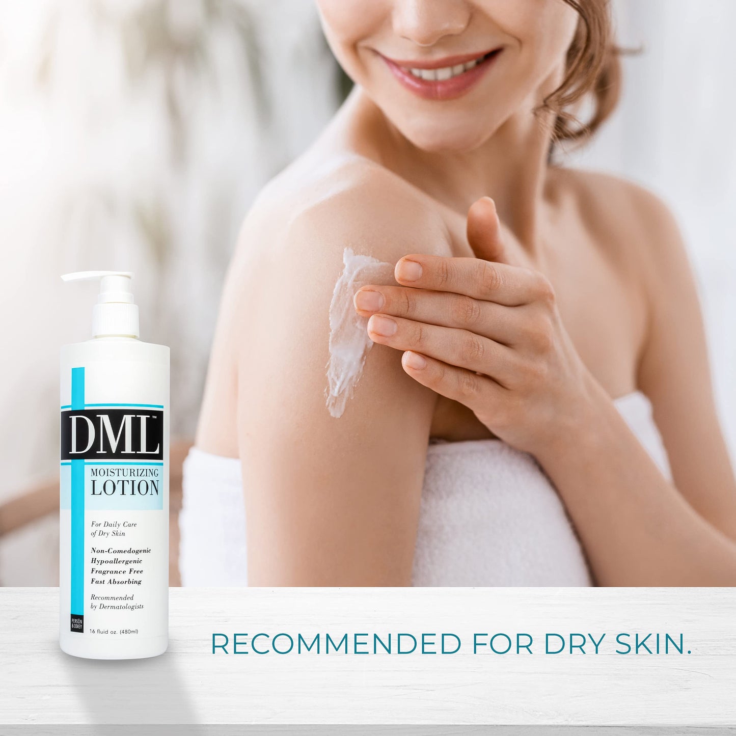 DML Moisturizing Lotion – 16 Oz, Daily Hydration for Sensitive Skin