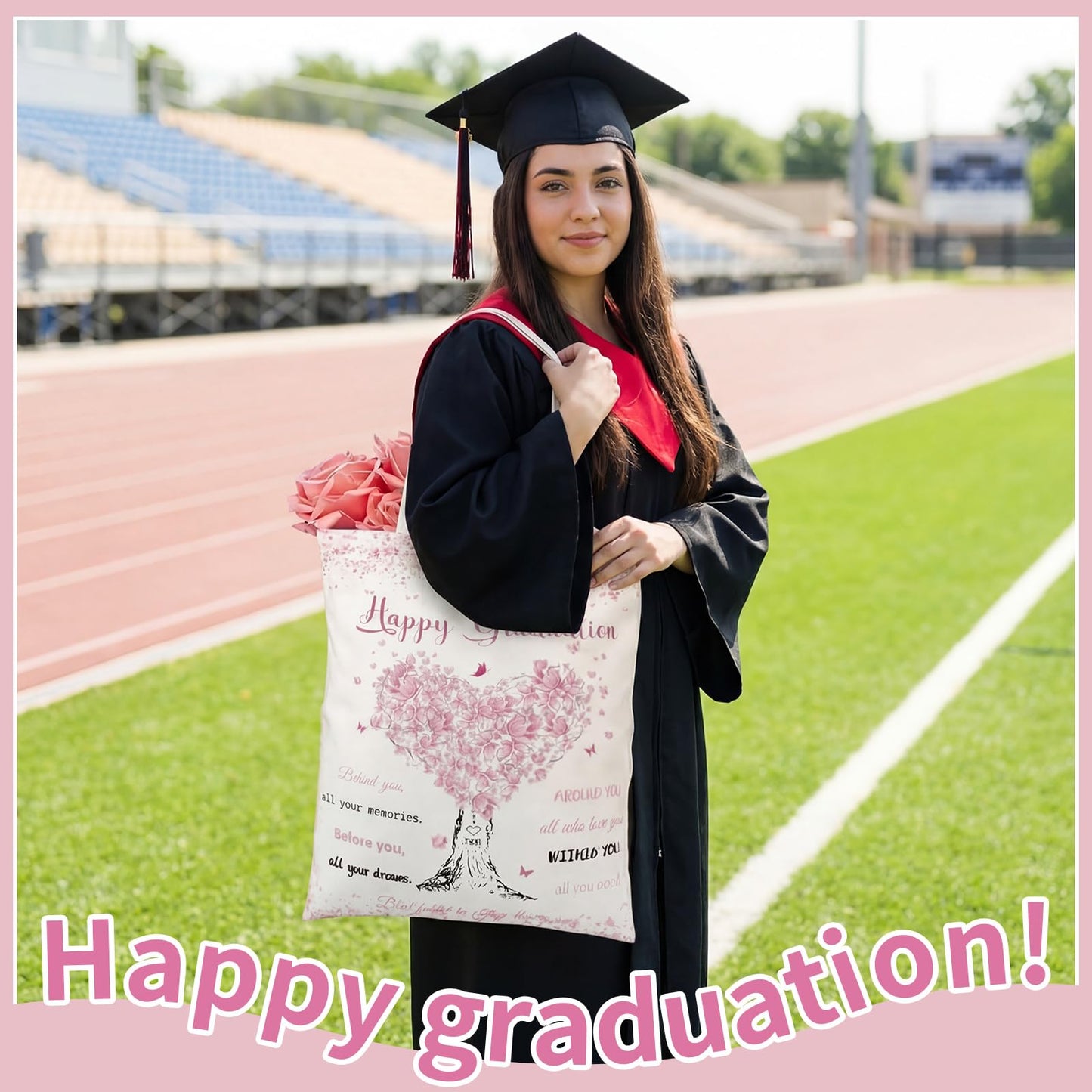 Yeyeplum Graduation Gifts for Her 2026, College Graduation Gifts for Women, Behind You All Your Memories Graduate Gift Basket for College High School, Class of 2026 Graduate Gift