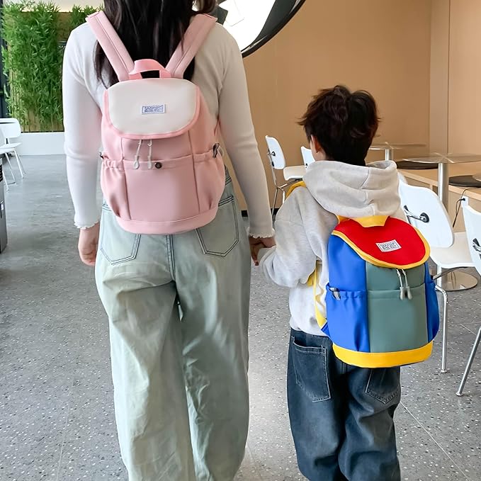 Toddler Backpack for Boys and Girls Age 3+, Lightweight Small Kids School Bag for Kindergarten, Daycare, Travel (Blue)