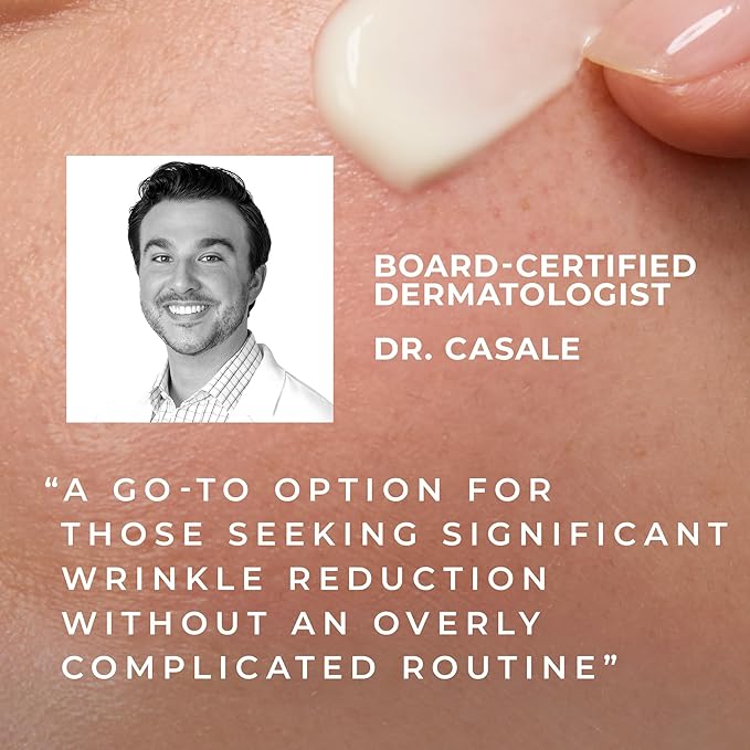 RoC Retinol Correxion Night Cream for Deep Wrinkles, Anti Aging Skincare Treatment Women and Men, 1.0 oz (Packaging May Vary)