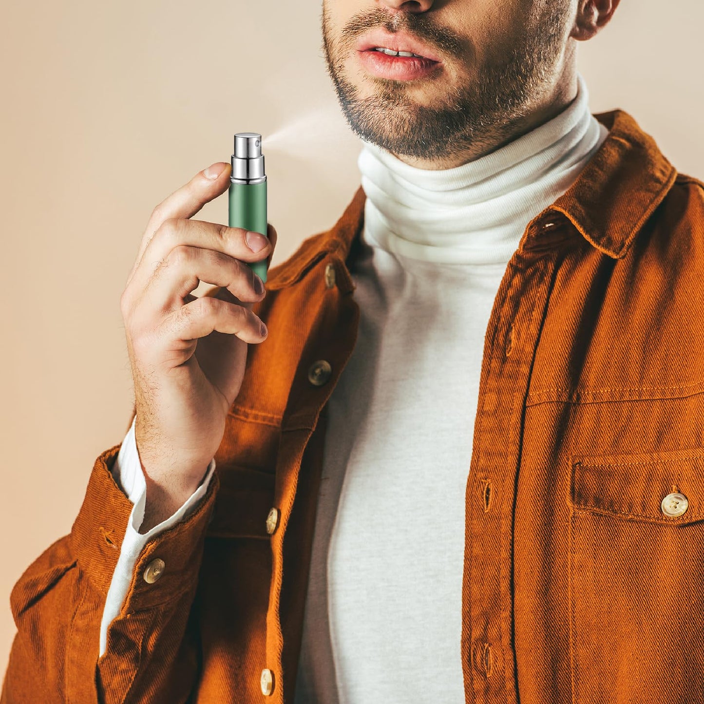 Motiskyy 105 Pcs 5 ml Refillable Perfume Atomizers Bulk - Mini Travel Cologne Sprayers with Refill Pump & Transfer Tool for Perfume Makers & Small Studios(Morandi Color)