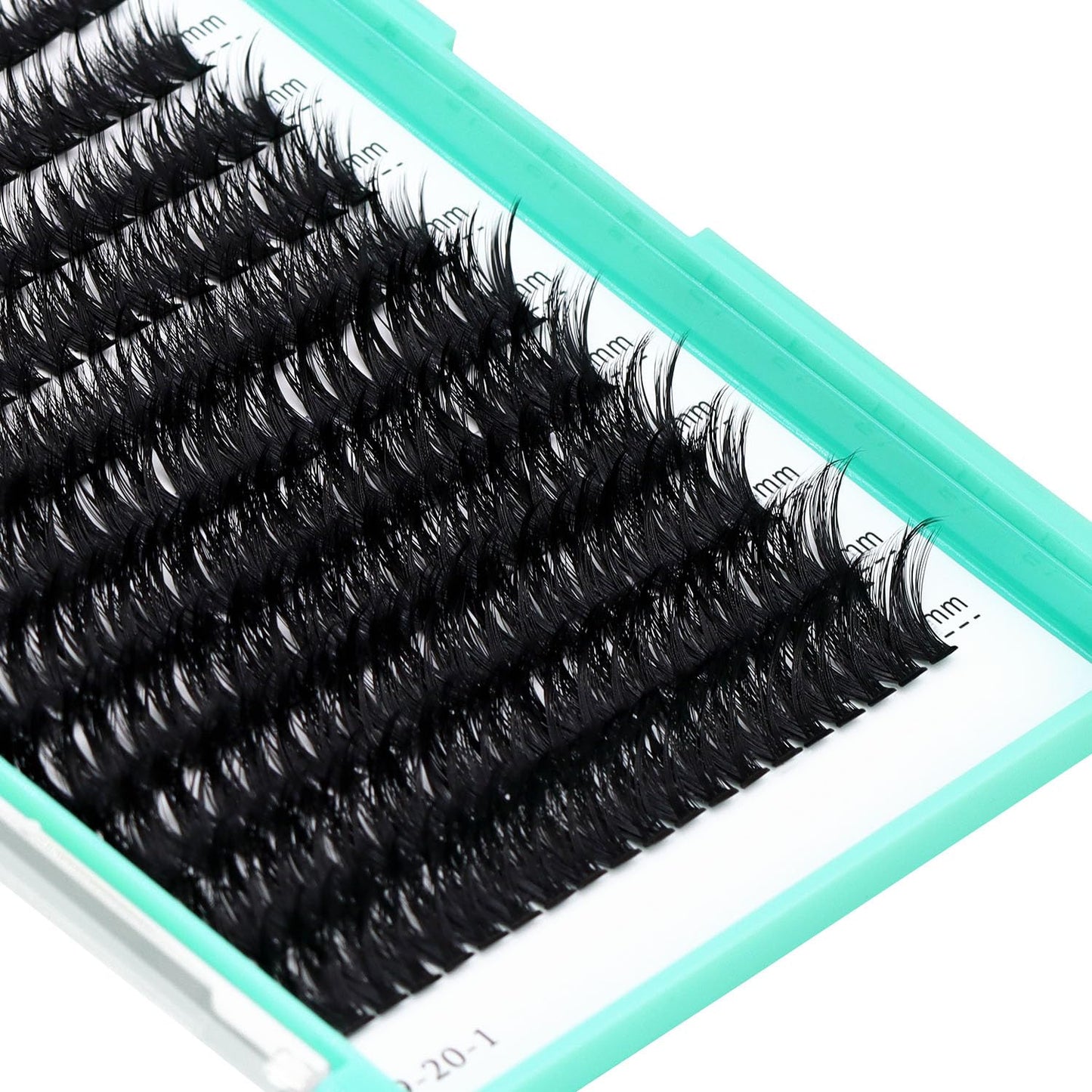 Bodermincer 7D/10D/20D/30D/40D/50D/60D/80D/100D Lash Cluster 240pcs D Curl Individual Cluster Eyelashes Fluffy false Eyelashes Extension Lash Cluster DIY at Home (100D-14-16-18-20mm MIX)
