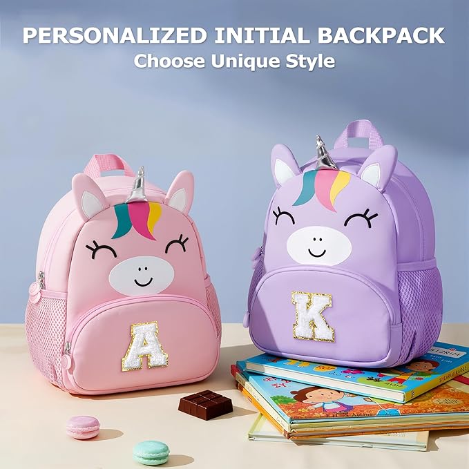 YOOLIFE Toddler Backpack for Kids - 2 3 4 5 Year Old Birthday Gift | Small Pink Backpack Personalized Birthday Gifts for Toddler Kids | School Supplies Unicorn Gifts Pink K