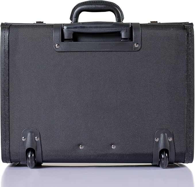 HAMMER ANVIL 19 Wheeled Briefcase Rolling Case Sales Sample Pilot Lawyer Attache