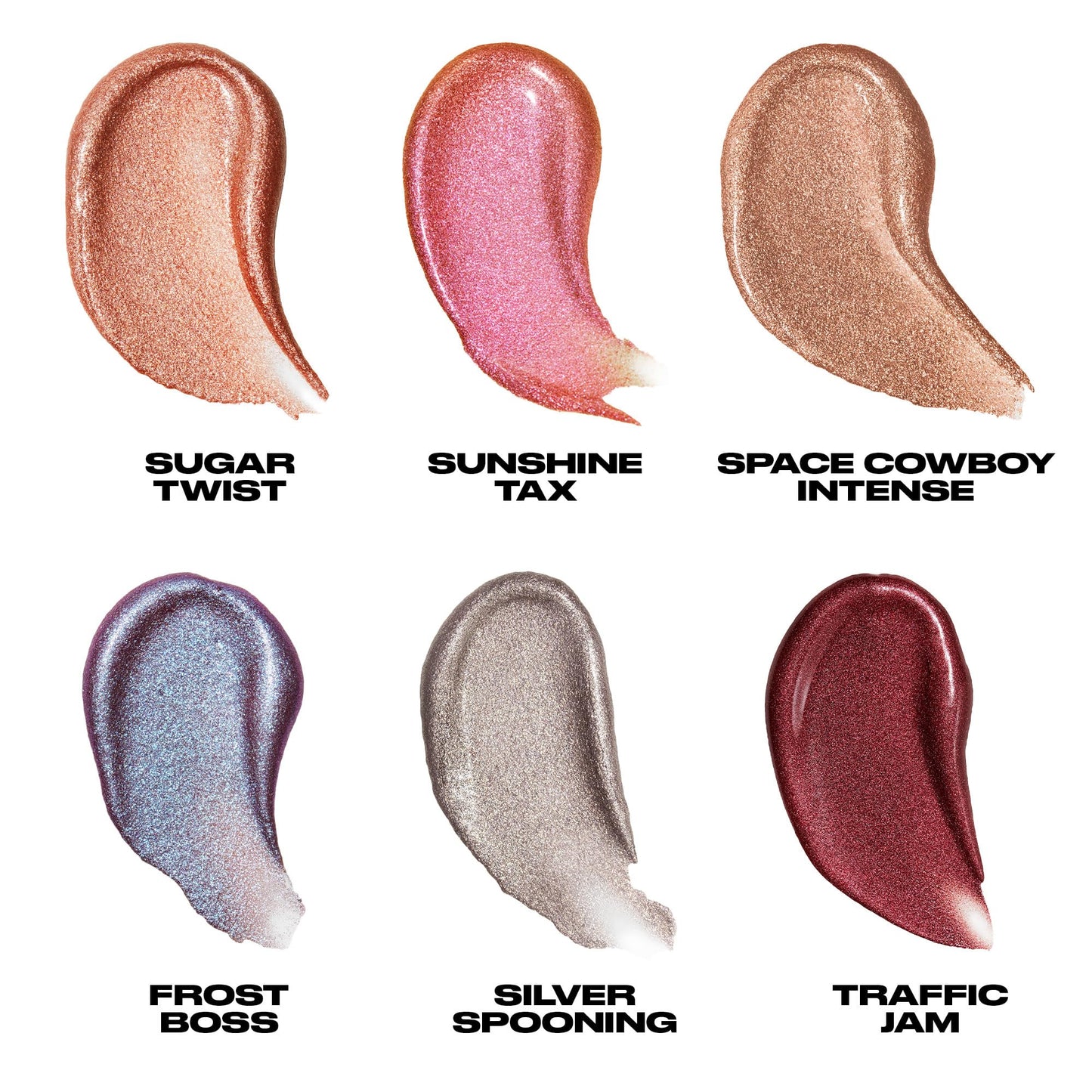URBAN DECAY 24/7 Glaze-On Liquid Eyeshadow (Sugar Twist - Rose Gold Shimmer), Crease-resistant, Glitter Eye Makeup with Built-in Brush, Smooth Application - 0.1 fl oz