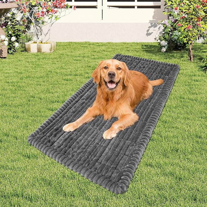 Dog Car Seat Covers for Back Seat, Dog Bed for Car, Car Seat Protector, Fit for Backseat Extenders, Non-Slip Soft Durable for Cars Trucks and SUVs(Grey,50x24.6 inch)