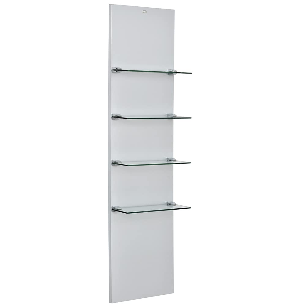 Dir Retail Product Display Shelf for Beauty Salon - Vina, Silver