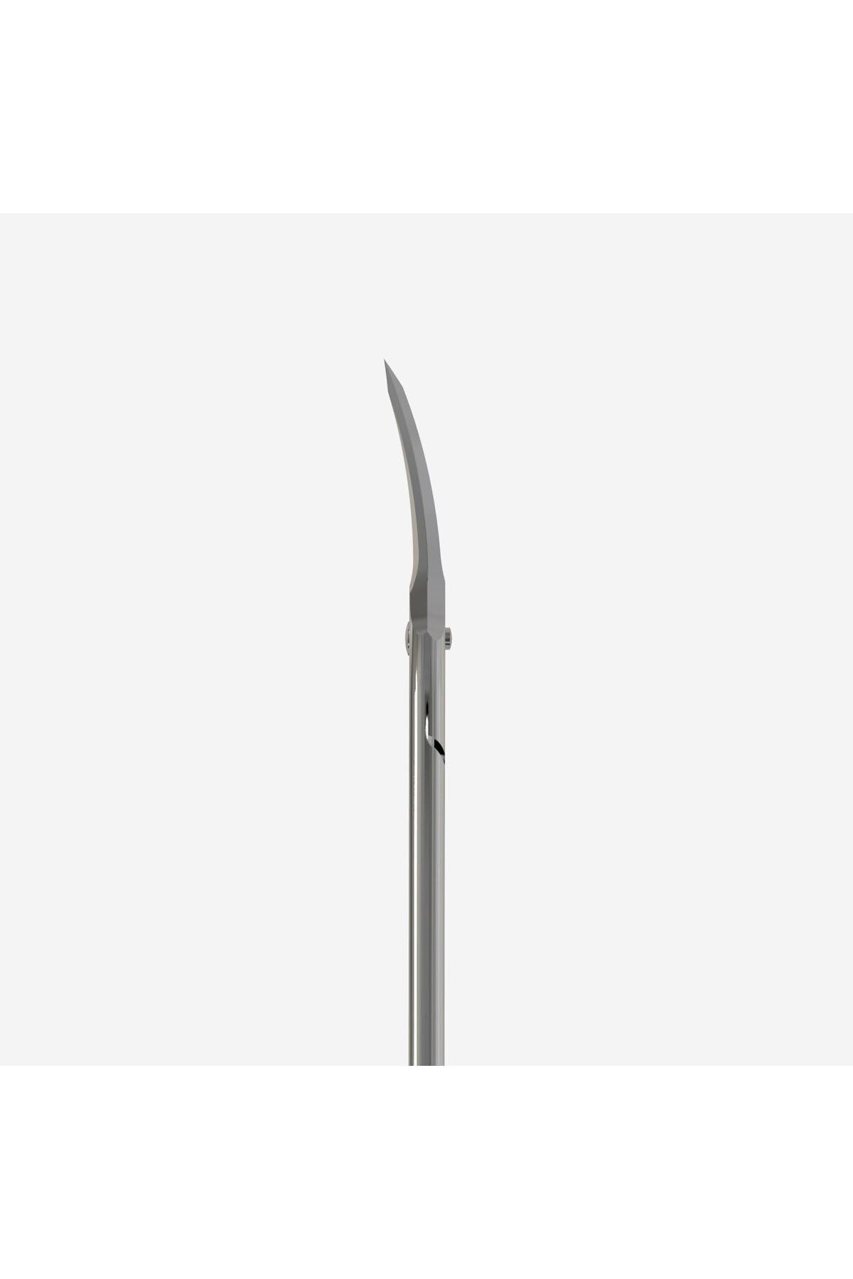 Staleks Asymmetric UNIQ 30 Type 4 Cuticle Scissors – Asymmetric Rings with Right-Lowered Handle