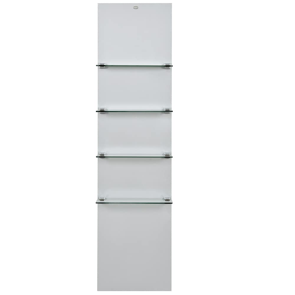 Dir Retail Product Display Shelf for Beauty Salon - Vina, Silver