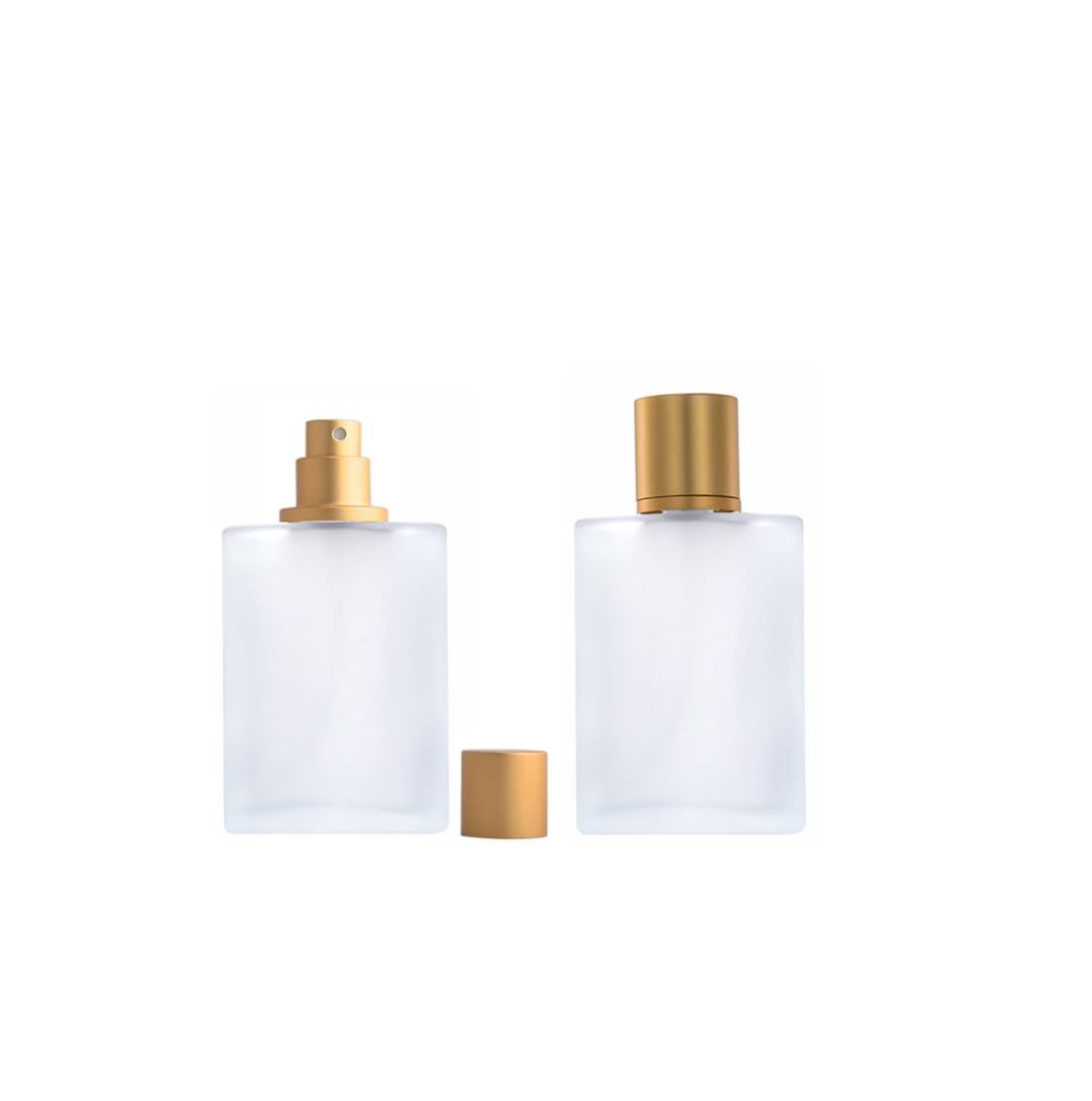6 Pcs 30ml Frosted Glass Perfume Atomizer,Empty Refillable Perfume Spray Bottle for Men and Women,Portable Fragrance Fine Mist Spray Bottle Dispenser for Travel