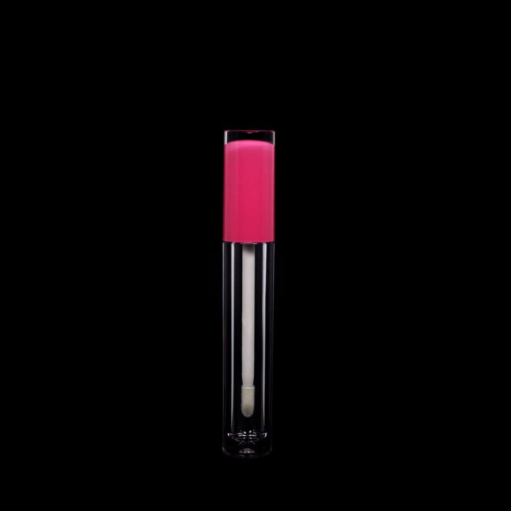 COSIDEA 22 pack empty round 5ml rose pink lip gloss tubes cute lipgloss tube containers with wand wholesale in bulk lip balm container packing