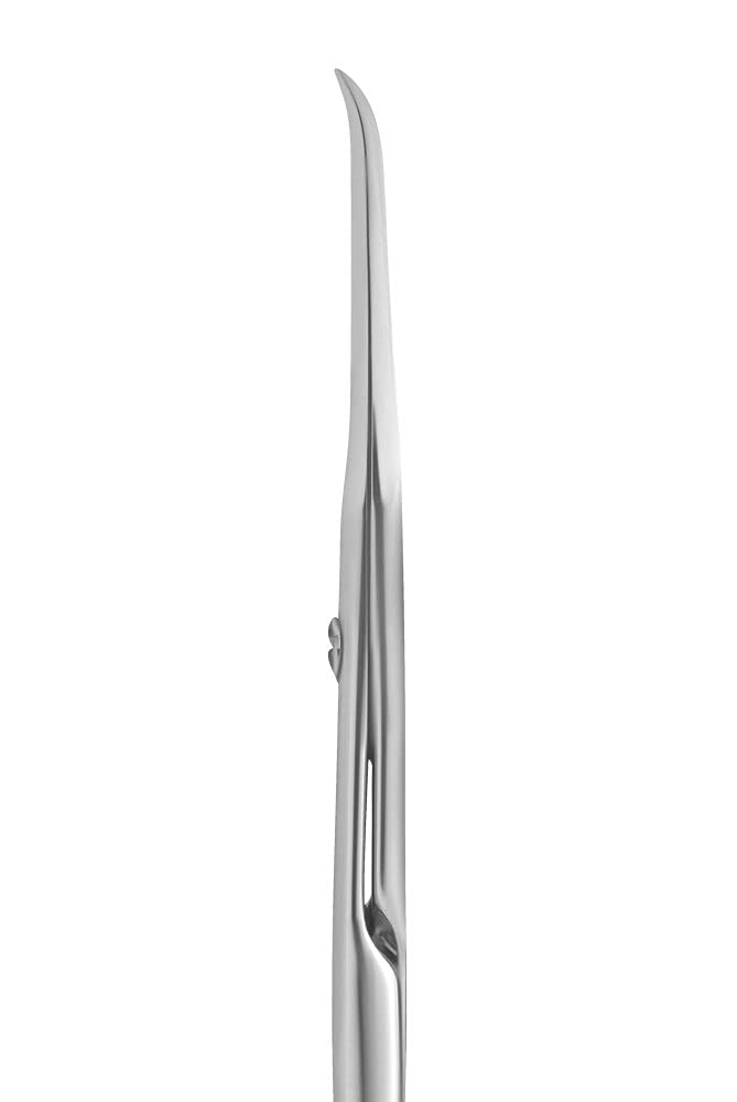 Staleks Exclusive 23 Type 1 Hook-shaped blade Cuticle Scissors (Magnolia) – Enhanced Visibility, Medium Handles